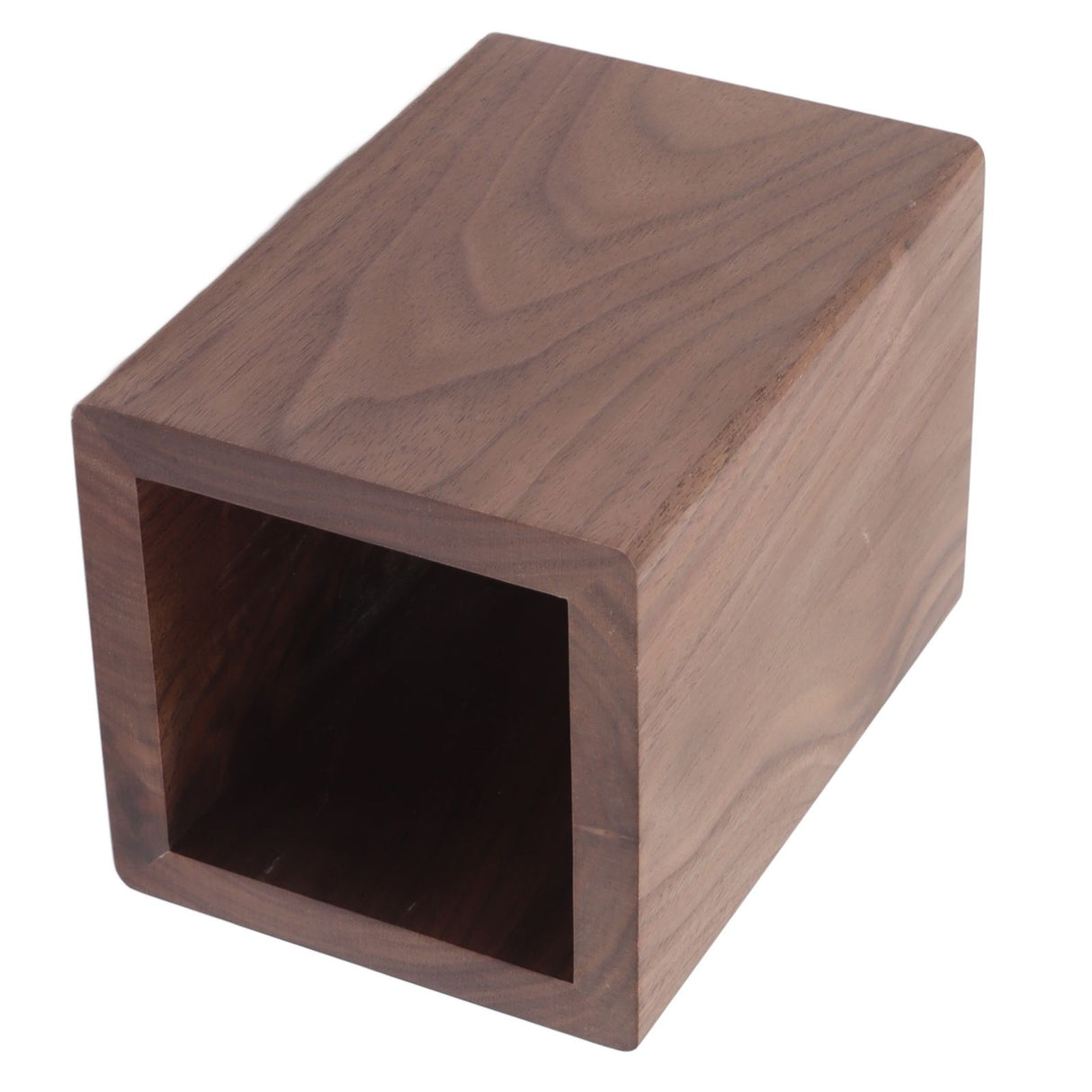 Cooking Utensil Container Smoothing Stable Large Capacity Simple Wooden Pen Holder for Kitchen Family Office Squared(4.3x3.1x3.1in)