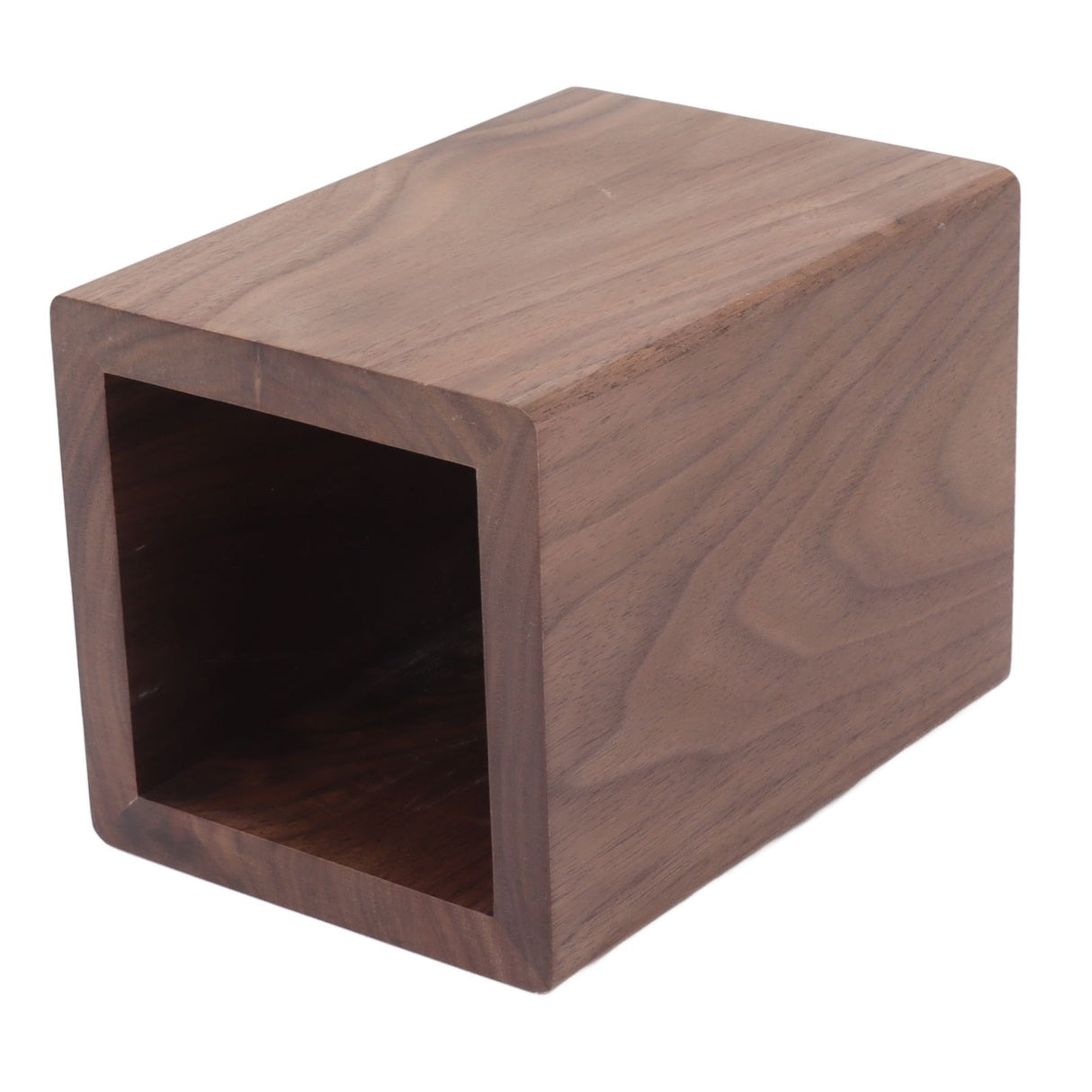 Cooking Utensil Container Smoothing Stable Large Capacity Simple Wooden Pen Holder for Kitchen Family Office Squared(4.3x3.1x3.1in)
