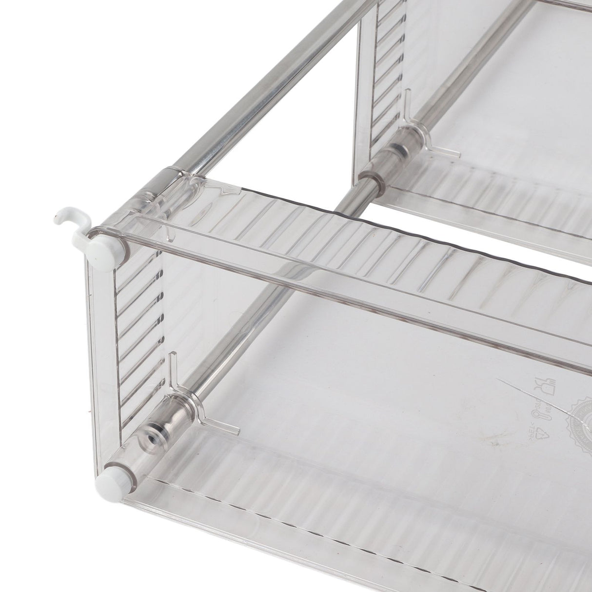 Bathroom Gap Shelf Bathroom Cosmetics Transparent Storage Rack Multi Layer Bathroom Organizer 3 Layers 37x12x50cm