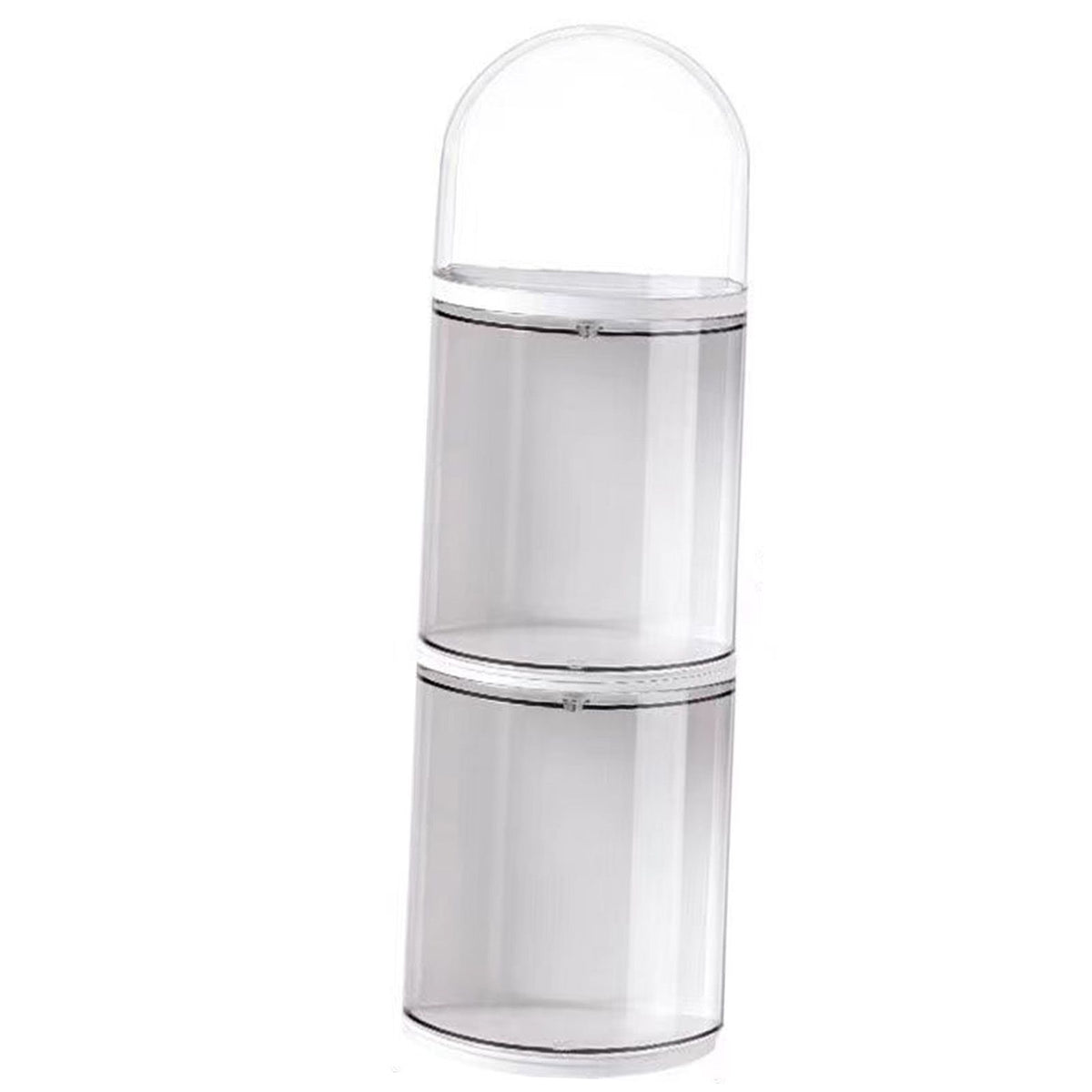 Figure Storage Box Transparent Wall Mounted Doll Figure Display Box Exhibition Box 3 Layer 11x35.5cm