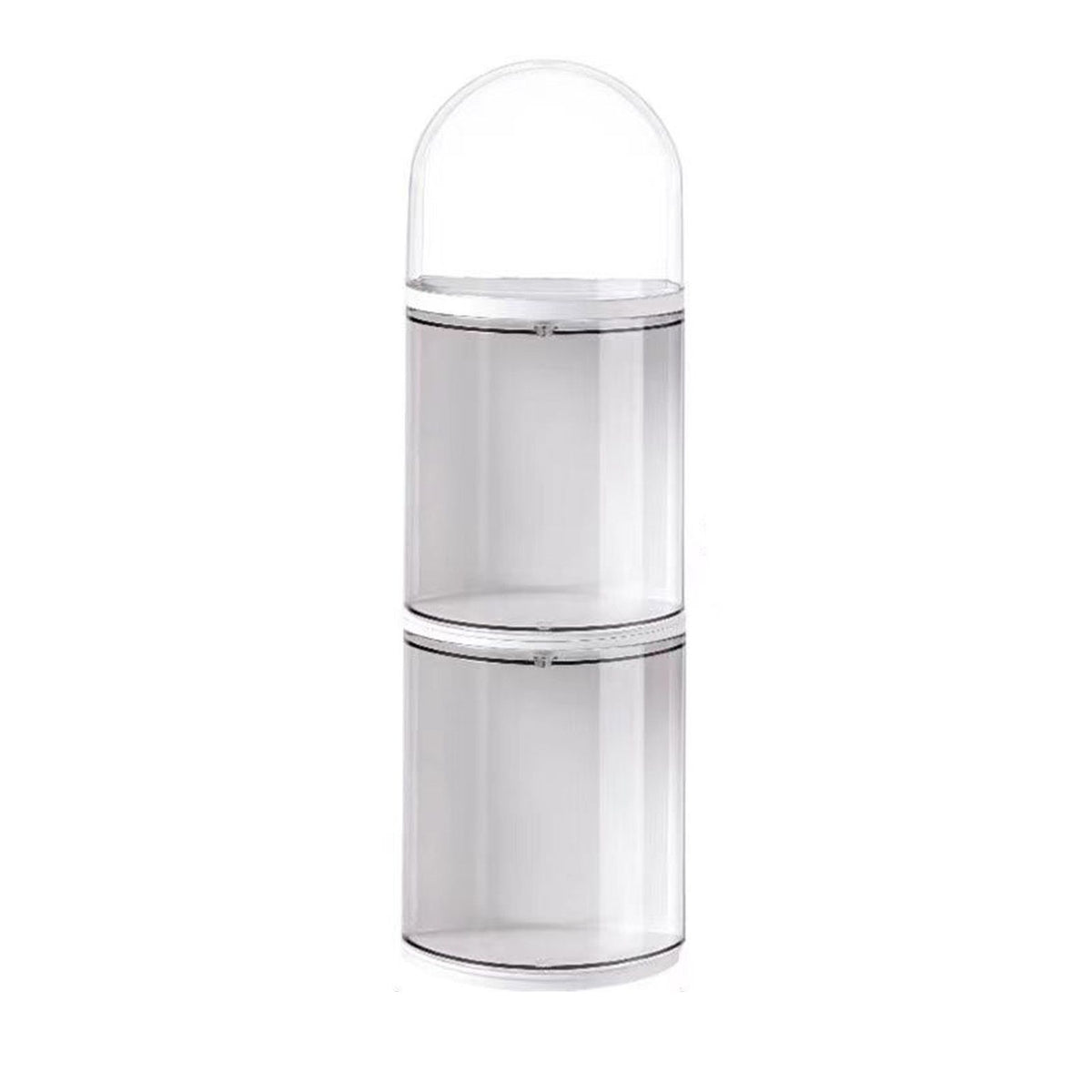 Figure Storage Box Transparent Wall Mounted Doll Figure Display Box Exhibition Box 3 Layer 11x35.5cm
