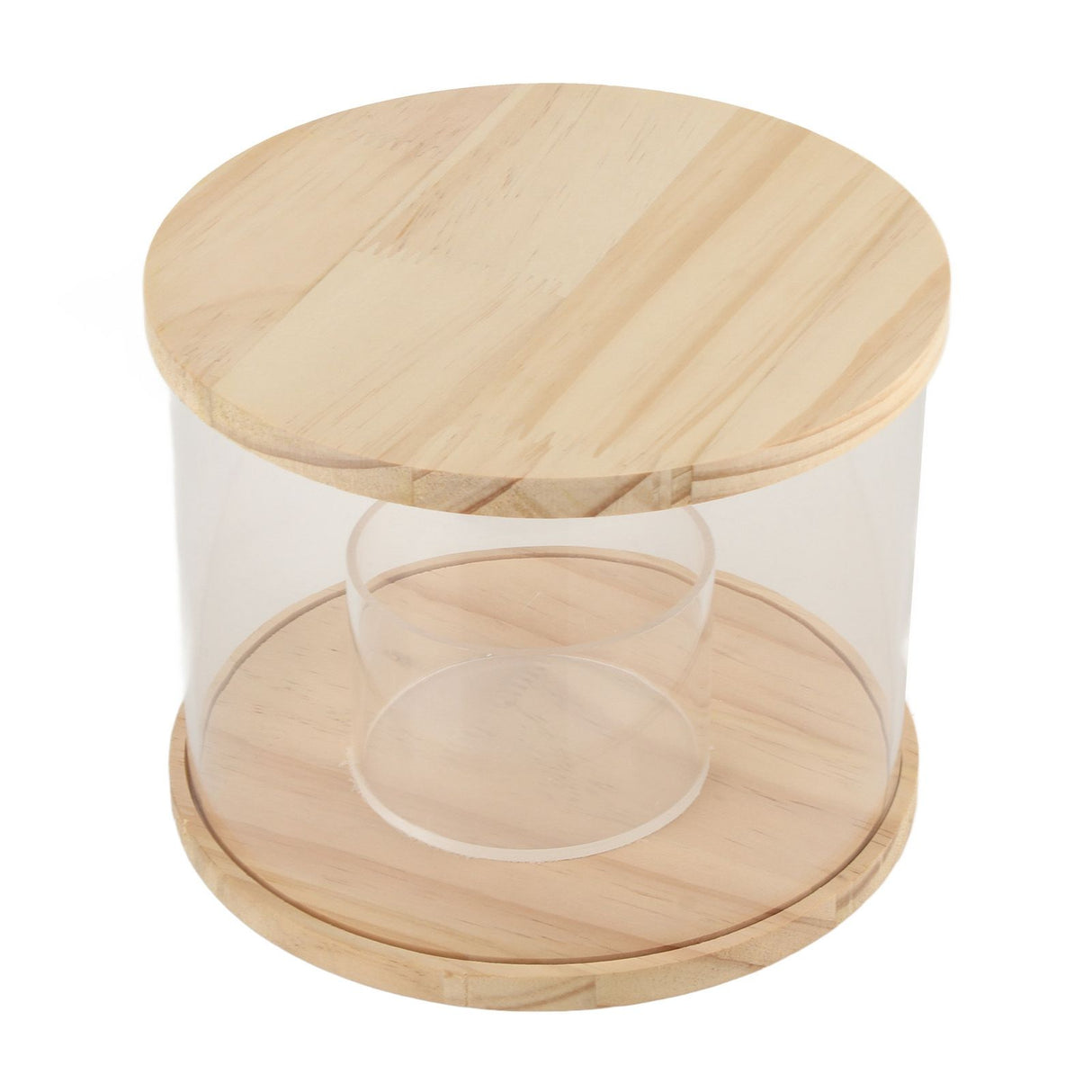 Action Figure Display Case Rotating Base Dustproof Waterproof Acrylic Action Figure Cabinet for Bedroom Office