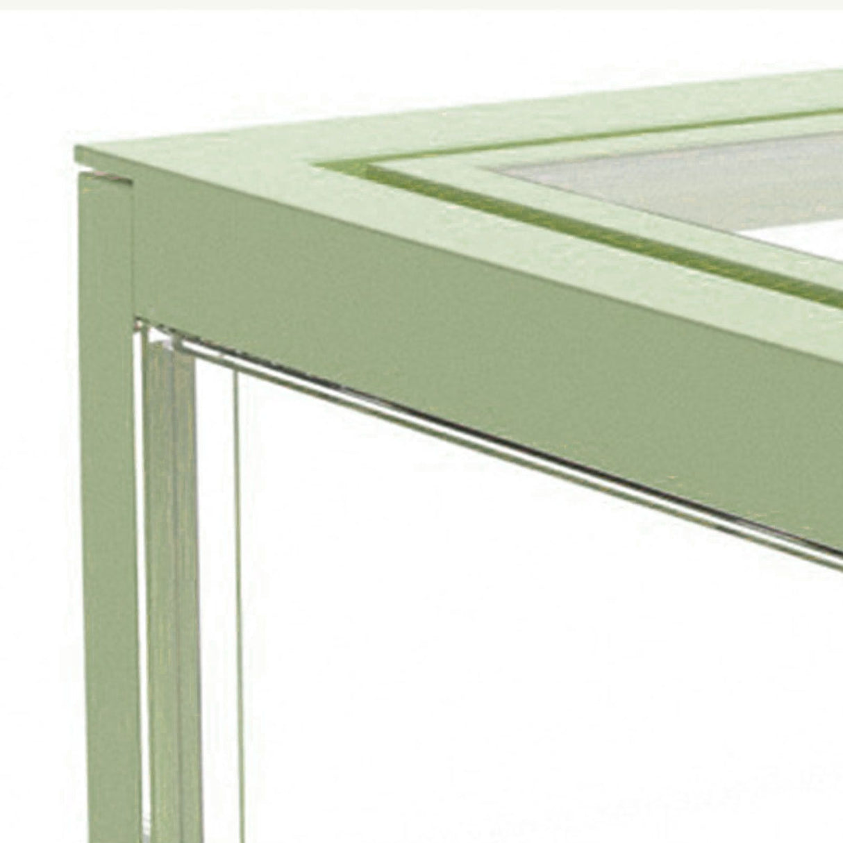 Figure Organizer Desktop Doll Acrylic Display Cabinet High Transparency Sealed Dustproof Show Case Light Green