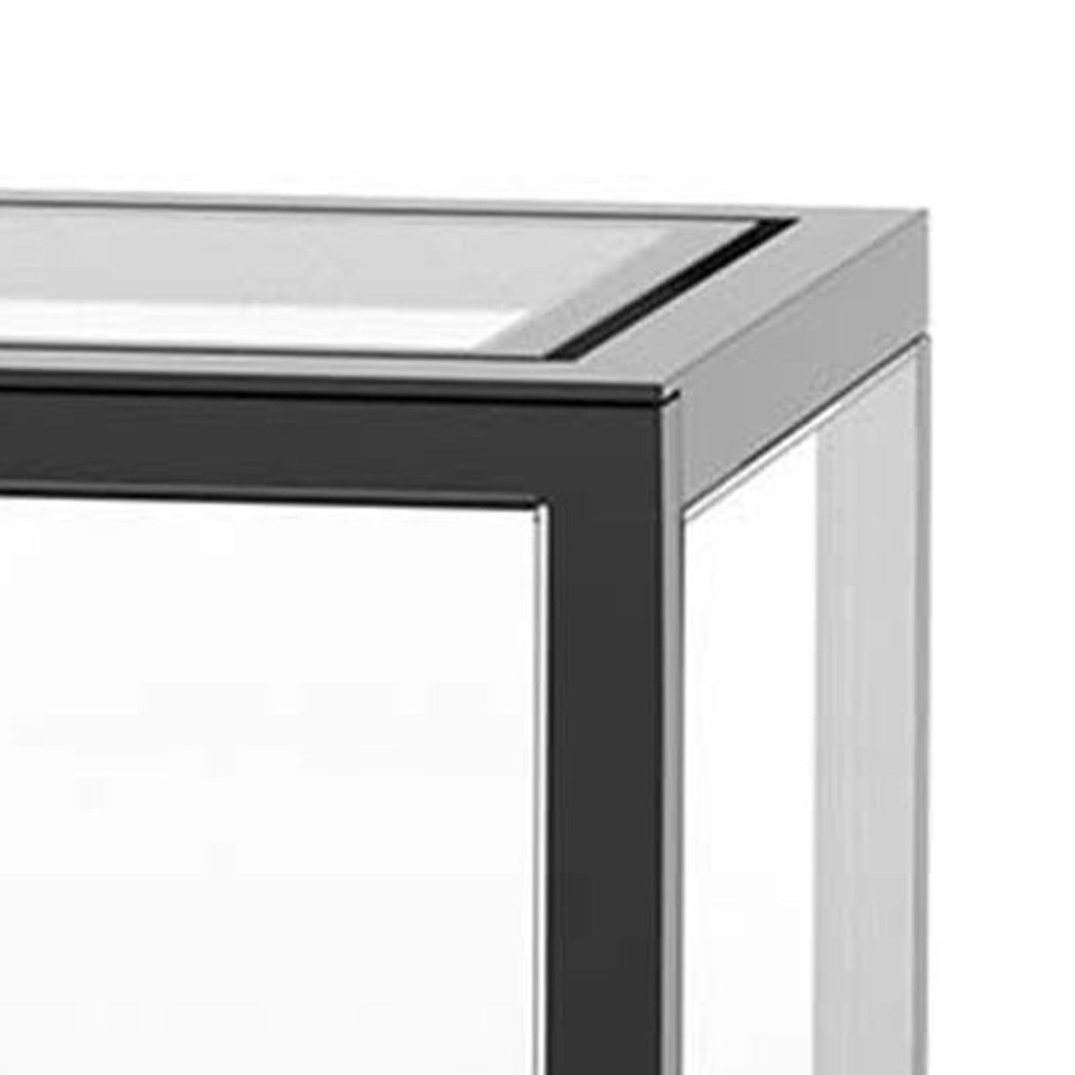 Figure Organizer Desktop Doll Acrylic Display Cabinet High Transparency Sealed Dustproof Show Case Black