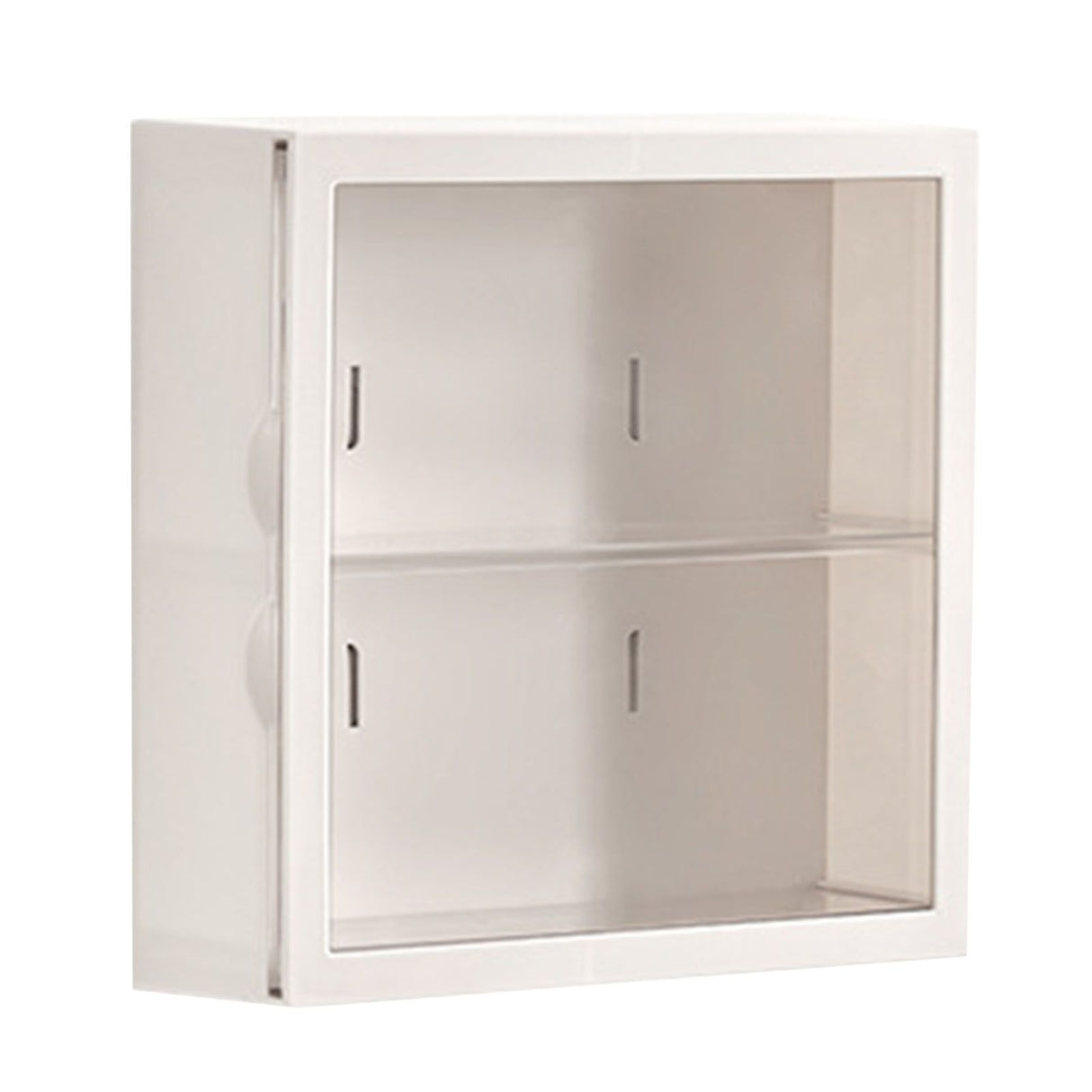 Wall Mounted Showcase Blind Box Figures Display Case Handicraft Storage Display Rack Dust Proof Doll Toy Storage Box White