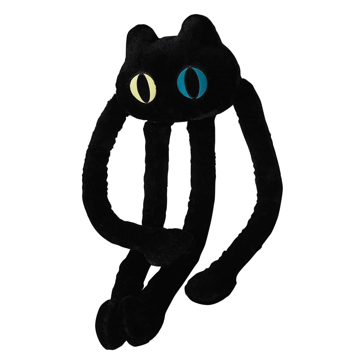 Long Legged Octopus Doll Long Legs and Feet Fine Stitching Plush Long Legs Toy for Men Women Black Cat