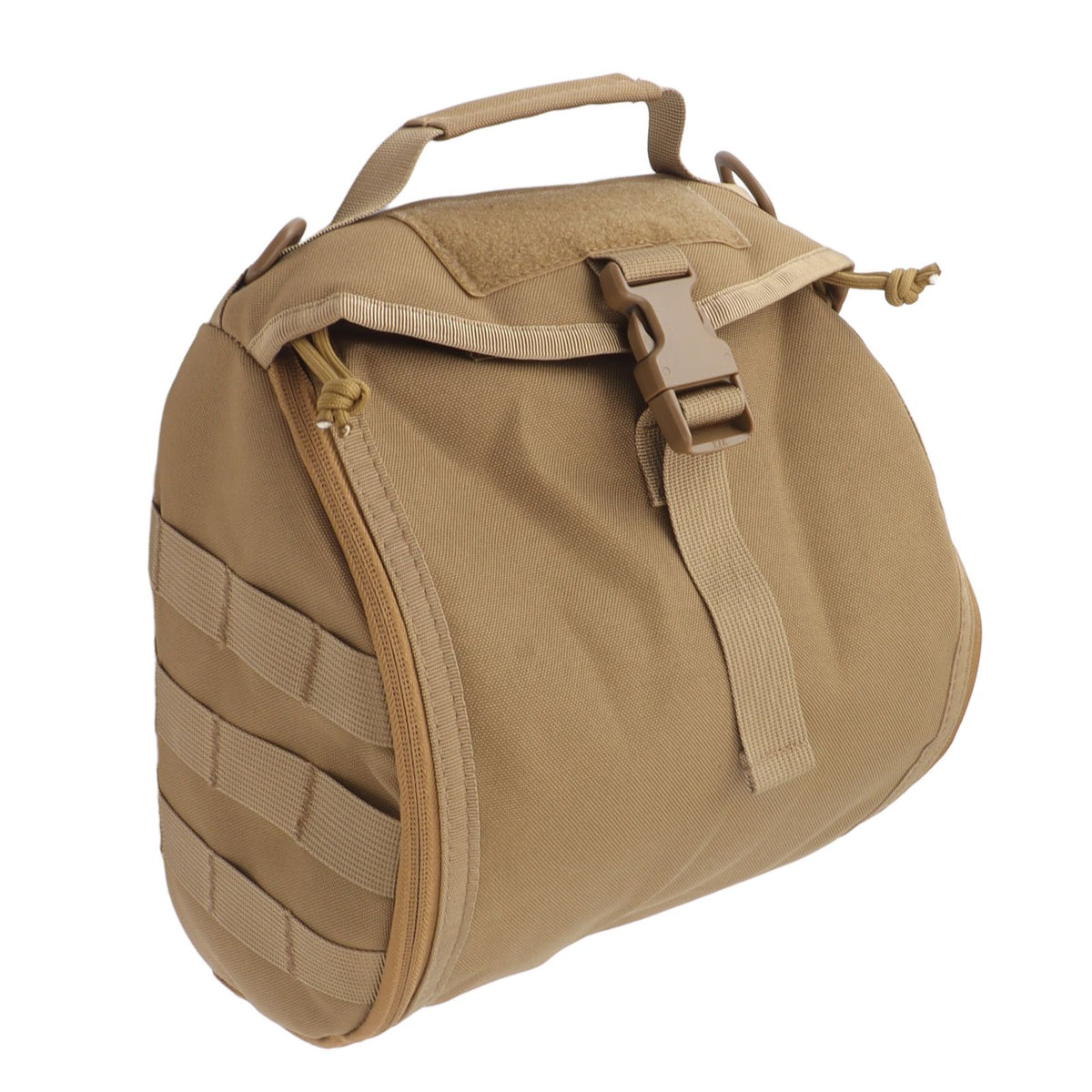 Outdoor Helmet Bag Nylon Waterproof Motorcycle Bike Bicycle Helmet Bag for Camping Hiking Khaki