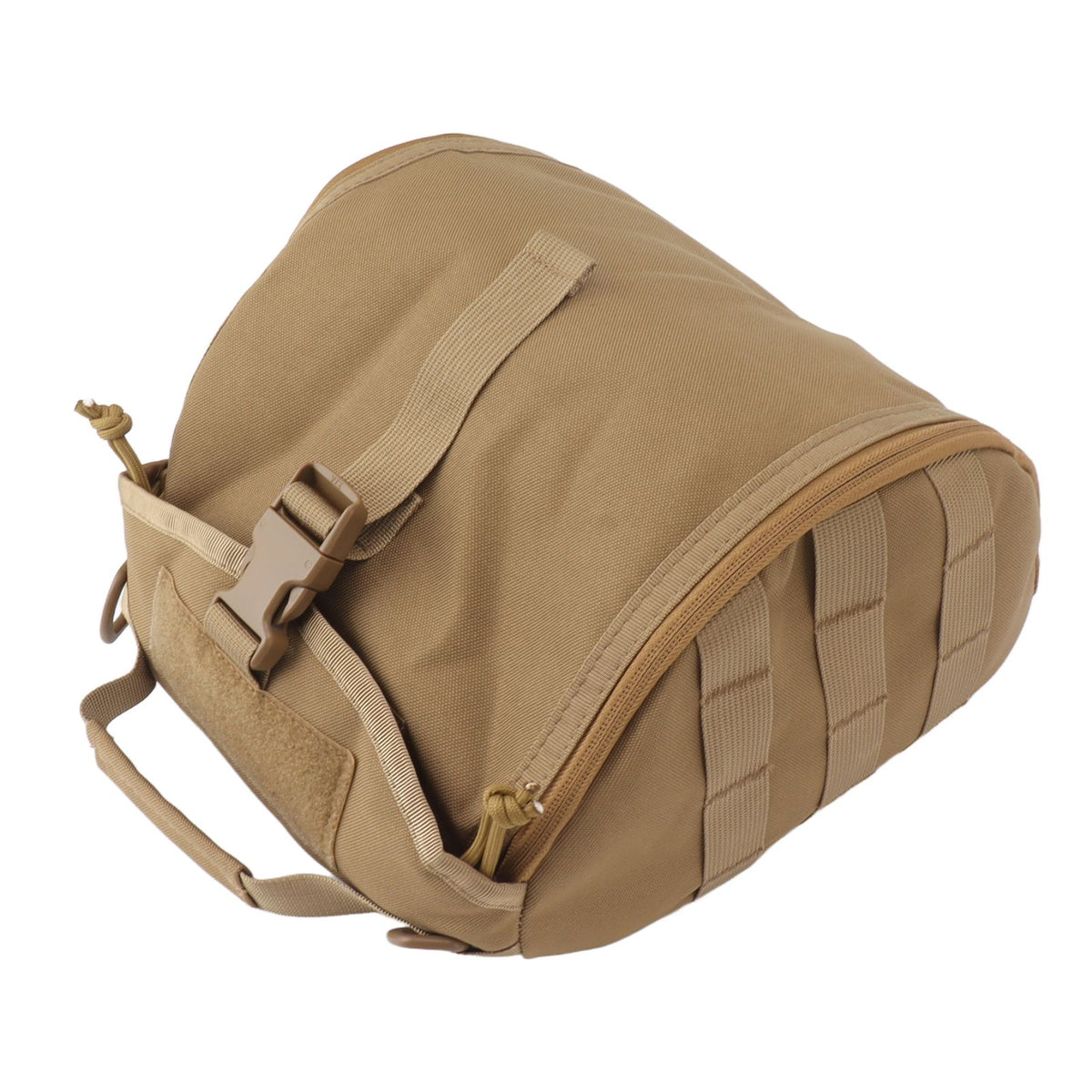 Outdoor Helmet Bag Nylon Waterproof Motorcycle Bike Bicycle Helmet Bag for Camping Hiking Khaki