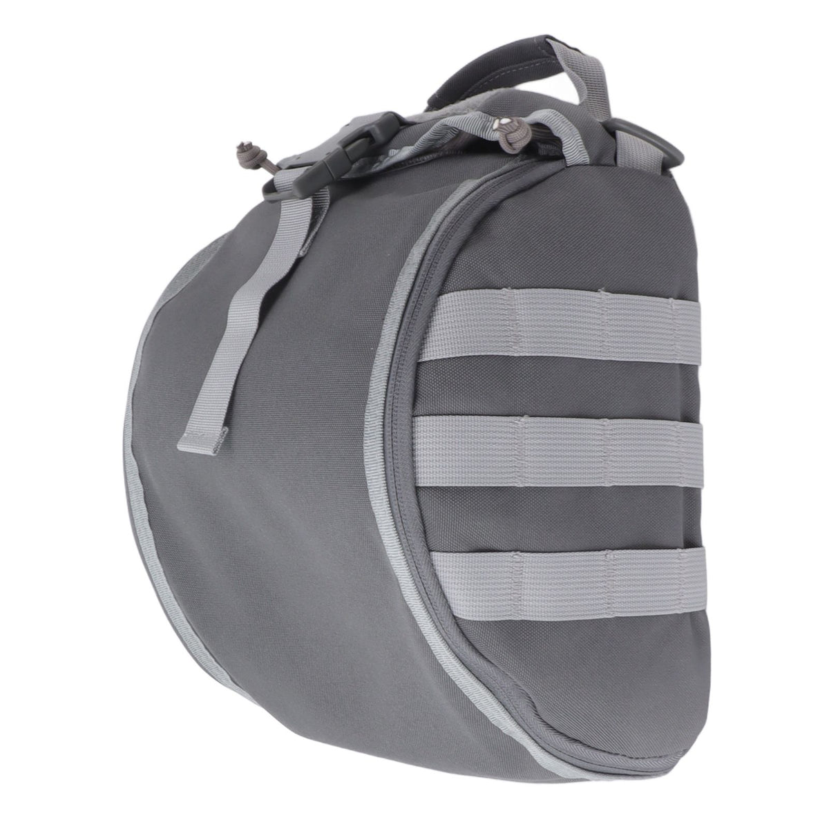 Outdoor Helmet Bag Nylon Waterproof Motorcycle Bike Bicycle Helmet Bag for Camping Hiking Gray