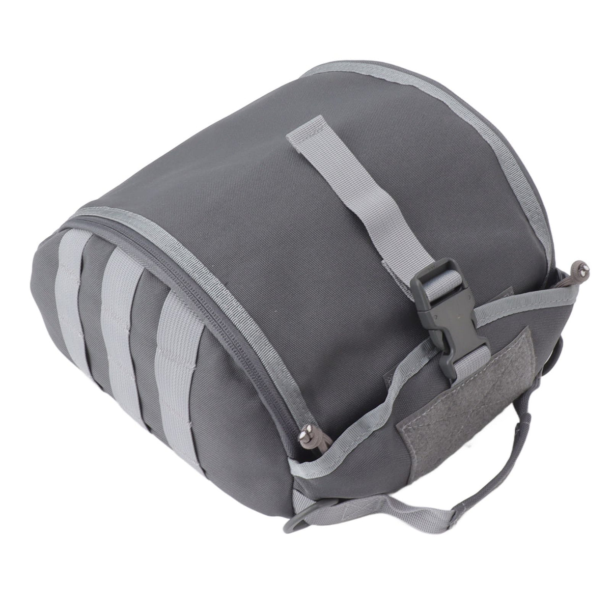 Outdoor Helmet Bag Nylon Waterproof Motorcycle Bike Bicycle Helmet Bag for Camping Hiking Gray
