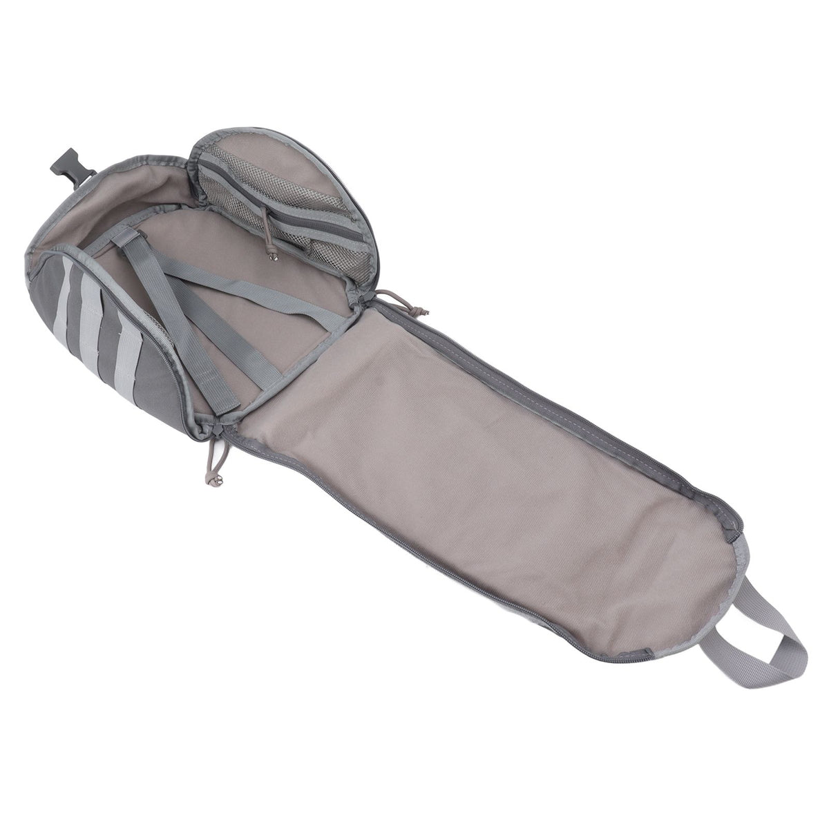 Outdoor Helmet Bag Nylon Waterproof Motorcycle Bike Bicycle Helmet Bag for Camping Hiking Gray
