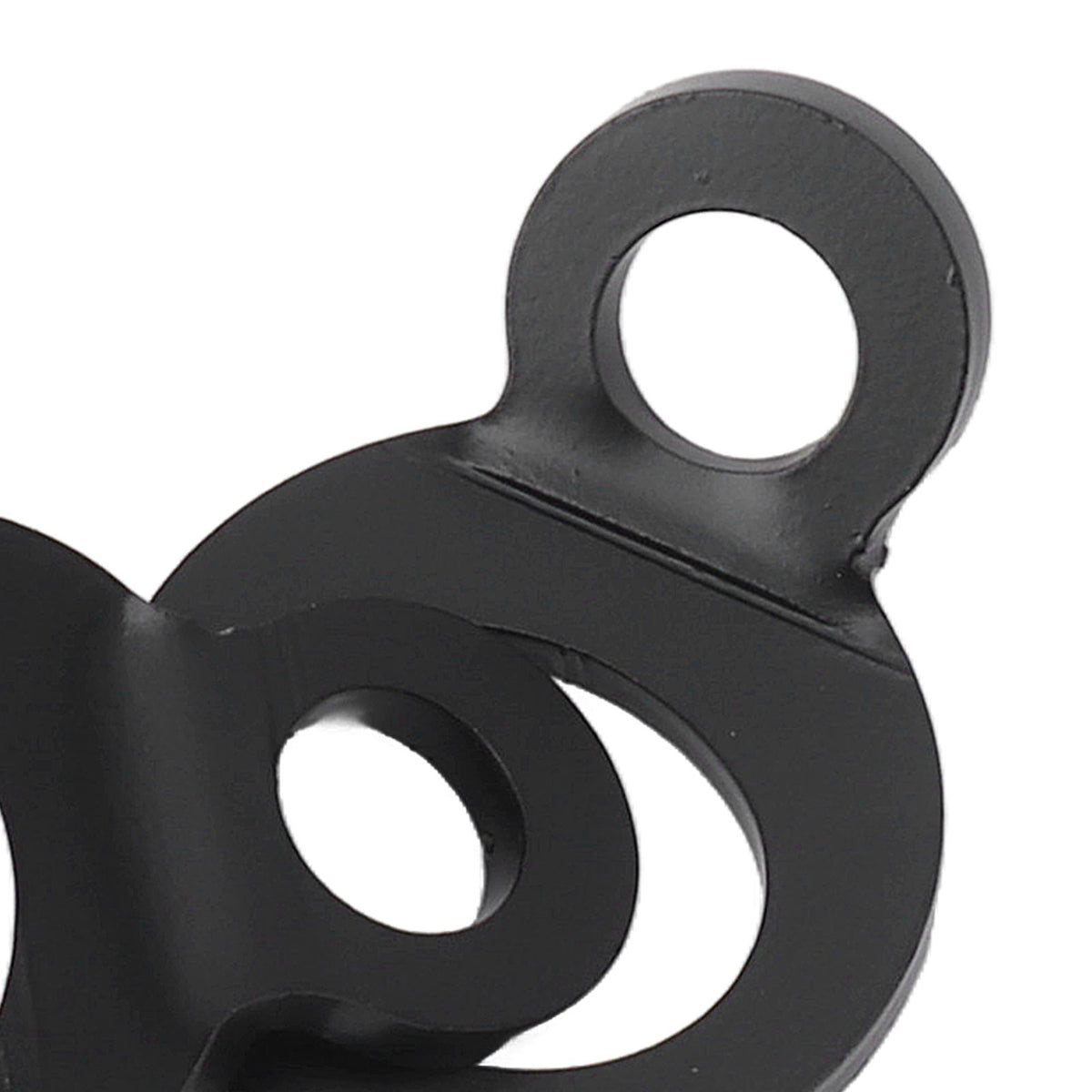 10PCS O Type Anchor Hooks Black Stainless Steel Tie Down Strapping Rings for Trailer Bike Truck