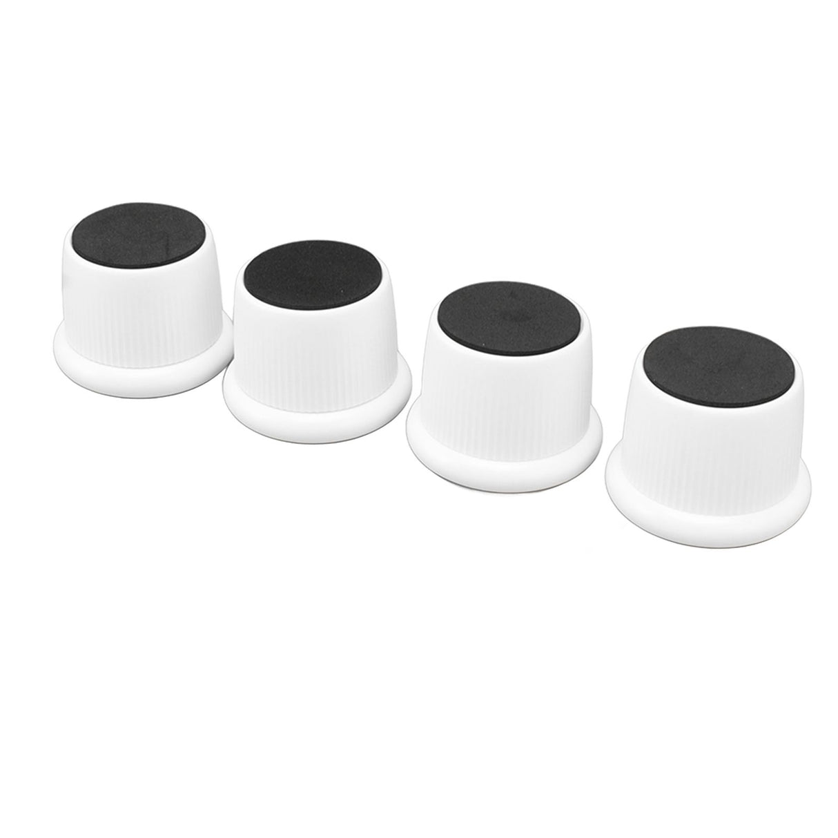 4Pcs Height Adjustable Furniture Riser Wear Resistant Non Slip Furniture Pads for Coffee Machine Sofa White