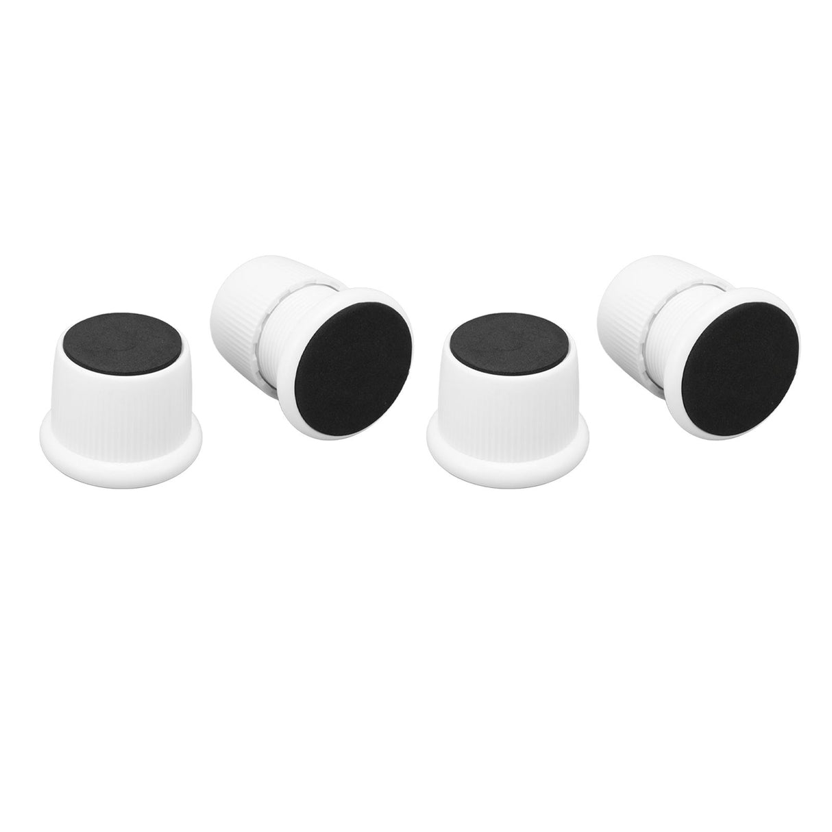 4Pcs Height Adjustable Furniture Riser Wear Resistant Non Slip Furniture Pads for Coffee Machine Sofa White