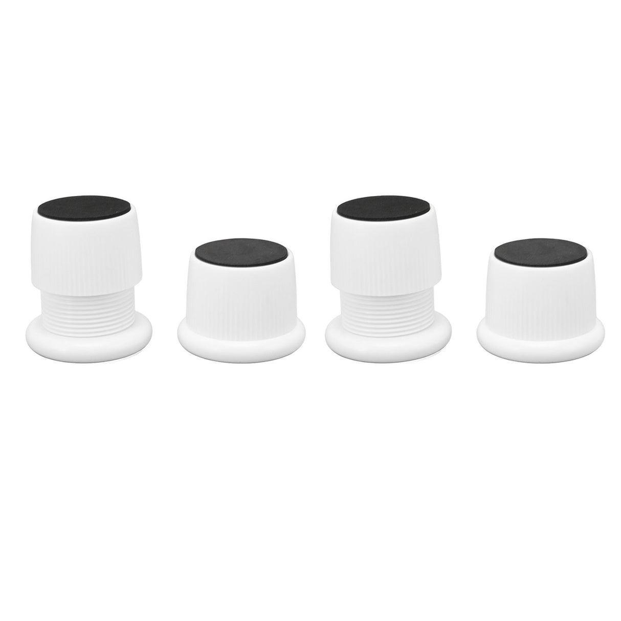 4Pcs Height Adjustable Furniture Riser Wear Resistant Non Slip Furniture Pads for Coffee Machine Sofa White