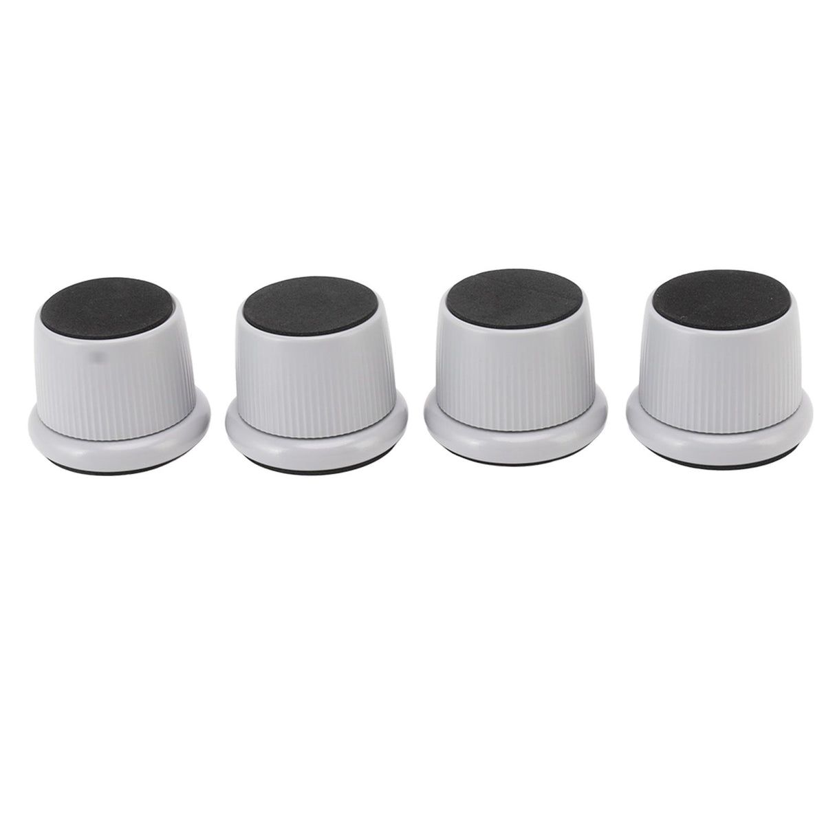 4Pcs Height Adjustable Furniture Riser Wear Resistant Non Slip Furniture Pads for Coffee Machine Sofa Grey