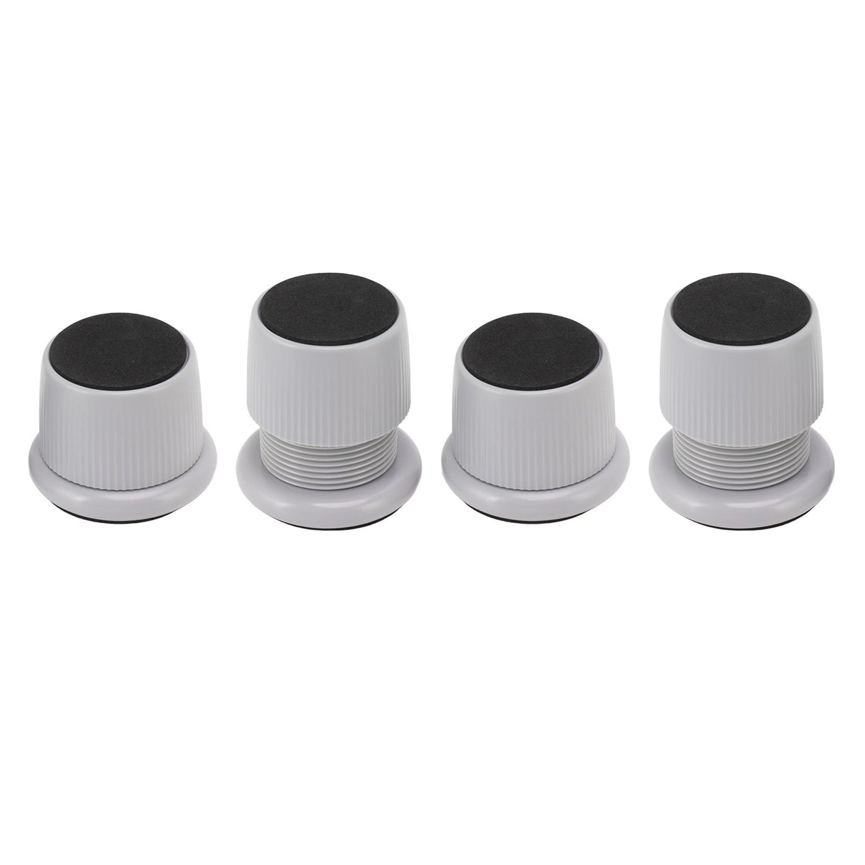4Pcs Height Adjustable Furniture Riser Wear Resistant Non Slip Furniture Pads for Coffee Machine Sofa Grey