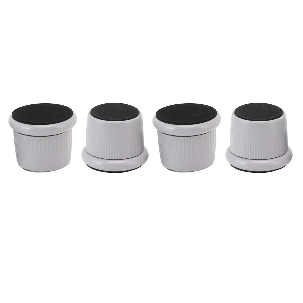4Pcs Height Adjustable Furniture Riser Wear Resistant Non Slip Furniture Pads for Coffee Machine Sofa Grey