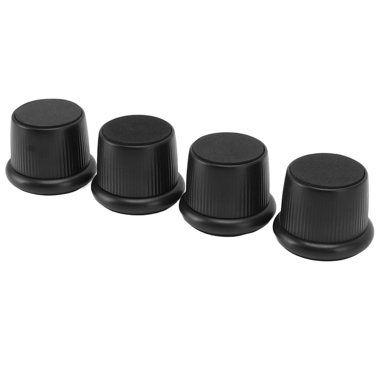 4Pcs Height Adjustable Furniture Riser Wear Resistant Non Slip Furniture Pads for Coffee Machine Sofa Black