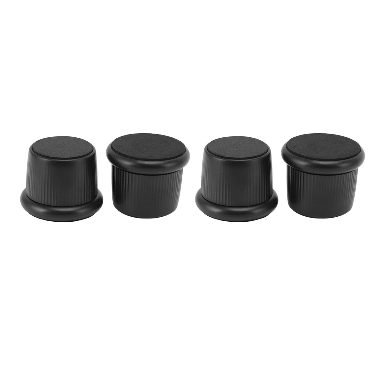 4Pcs Height Adjustable Furniture Riser Wear Resistant Non Slip Furniture Pads for Coffee Machine Sofa Black