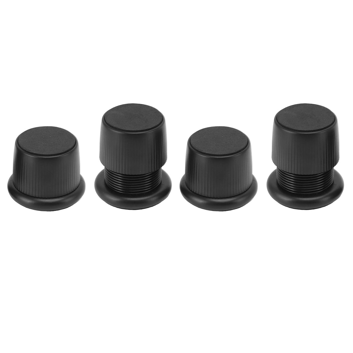 4Pcs Height Adjustable Furniture Riser Wear Resistant Non Slip Furniture Pads for Coffee Machine Sofa Black