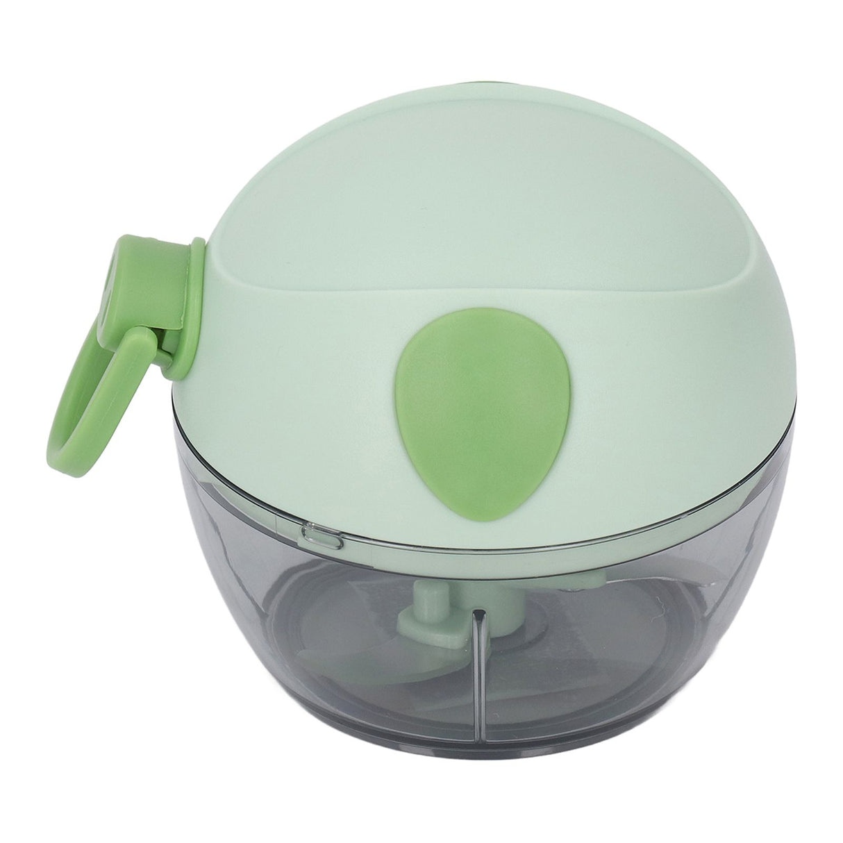Manual Garlic Chopper Multifunctional Mini Hand Pull String Garlic Mincer Food Processor for Home Green