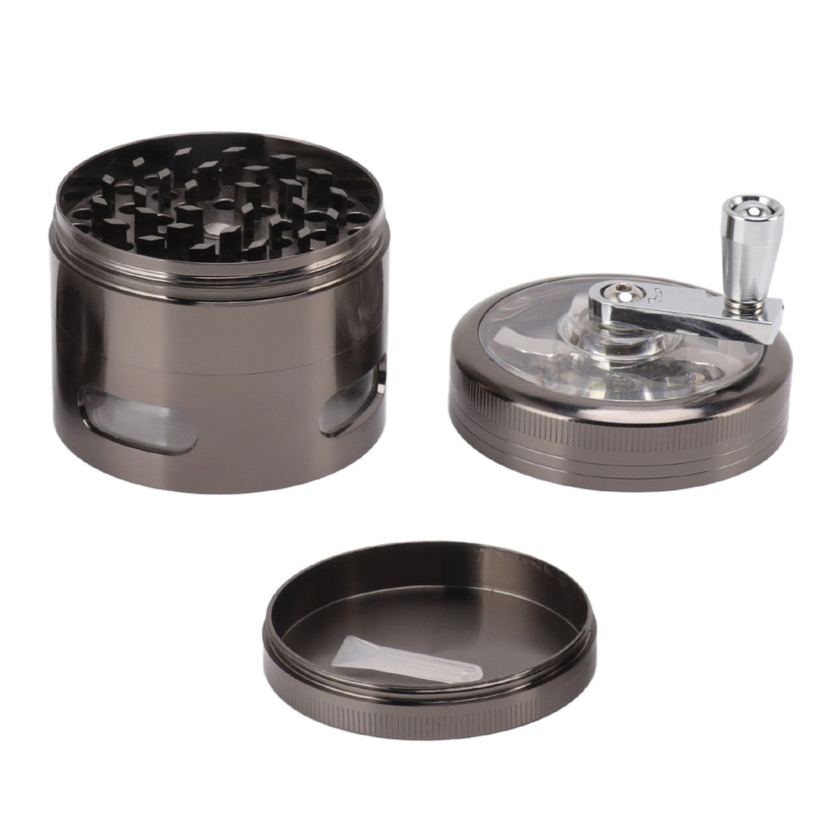 Manual Spice Grinder Zinc Alloy Portable Herb Mill Powder Grinding Machine for Household Use