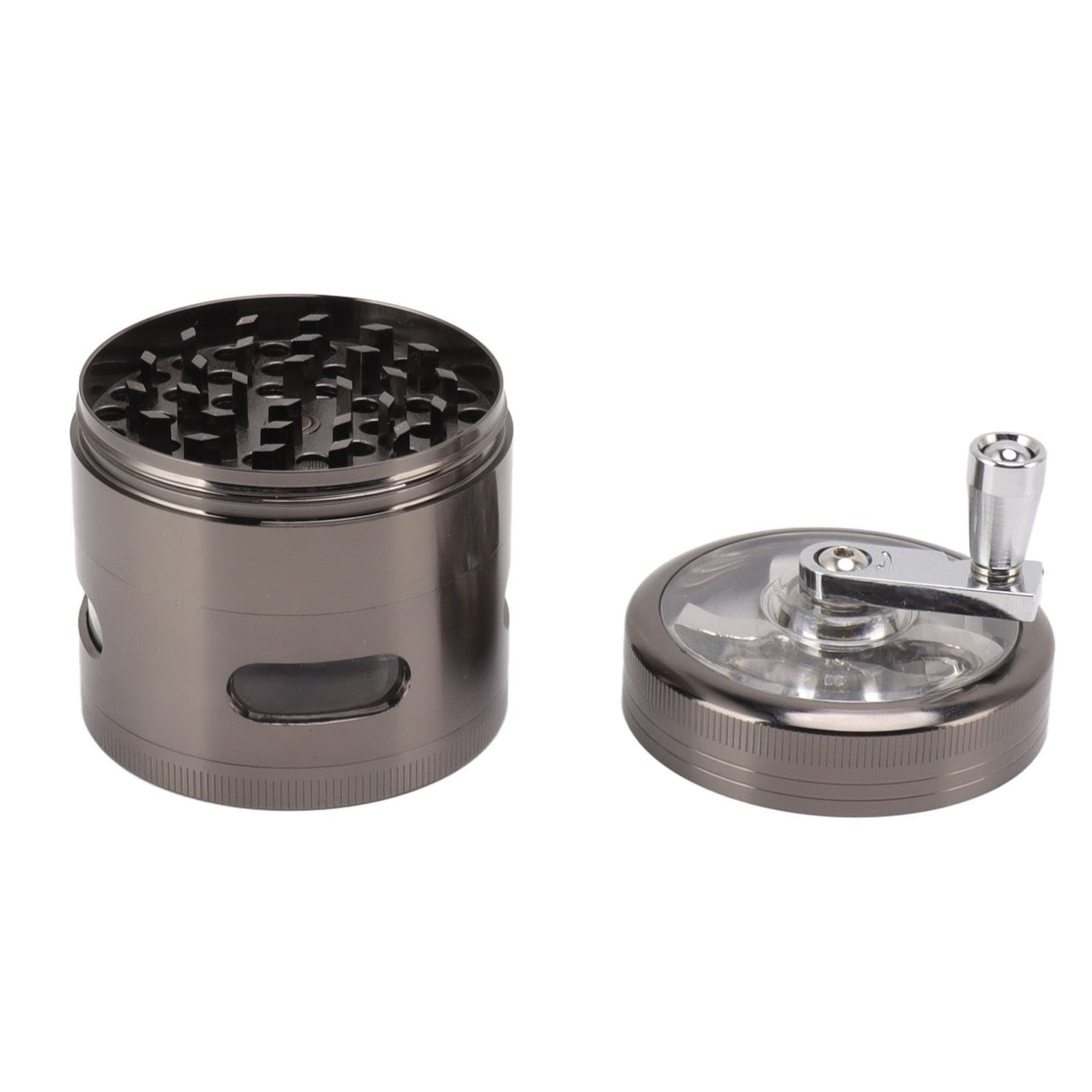 Manual Spice Grinder Zinc Alloy Portable Herb Mill Powder Grinding Machine for Household Use