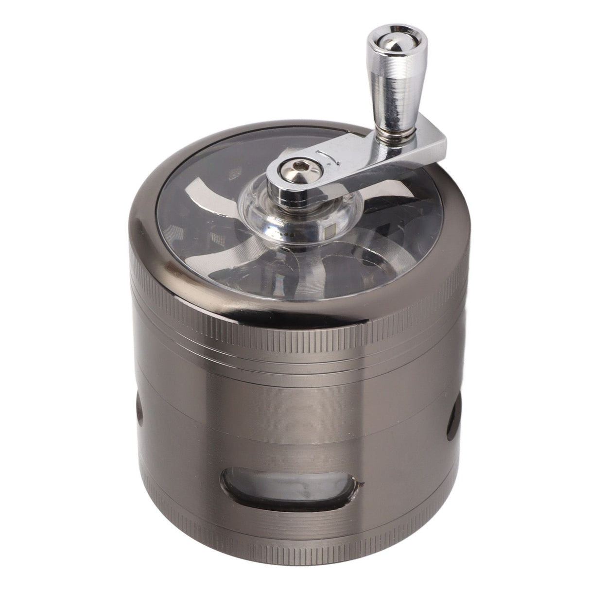 Manual Spice Grinder Zinc Alloy Portable Herb Mill Powder Grinding Machine for Household Use