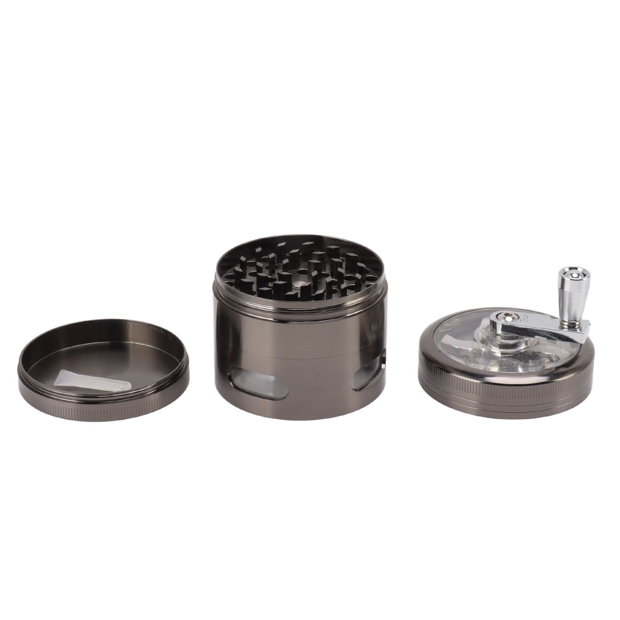 Manual Spice Grinder Zinc Alloy Portable Herb Mill Powder Grinding Machine for Household Use