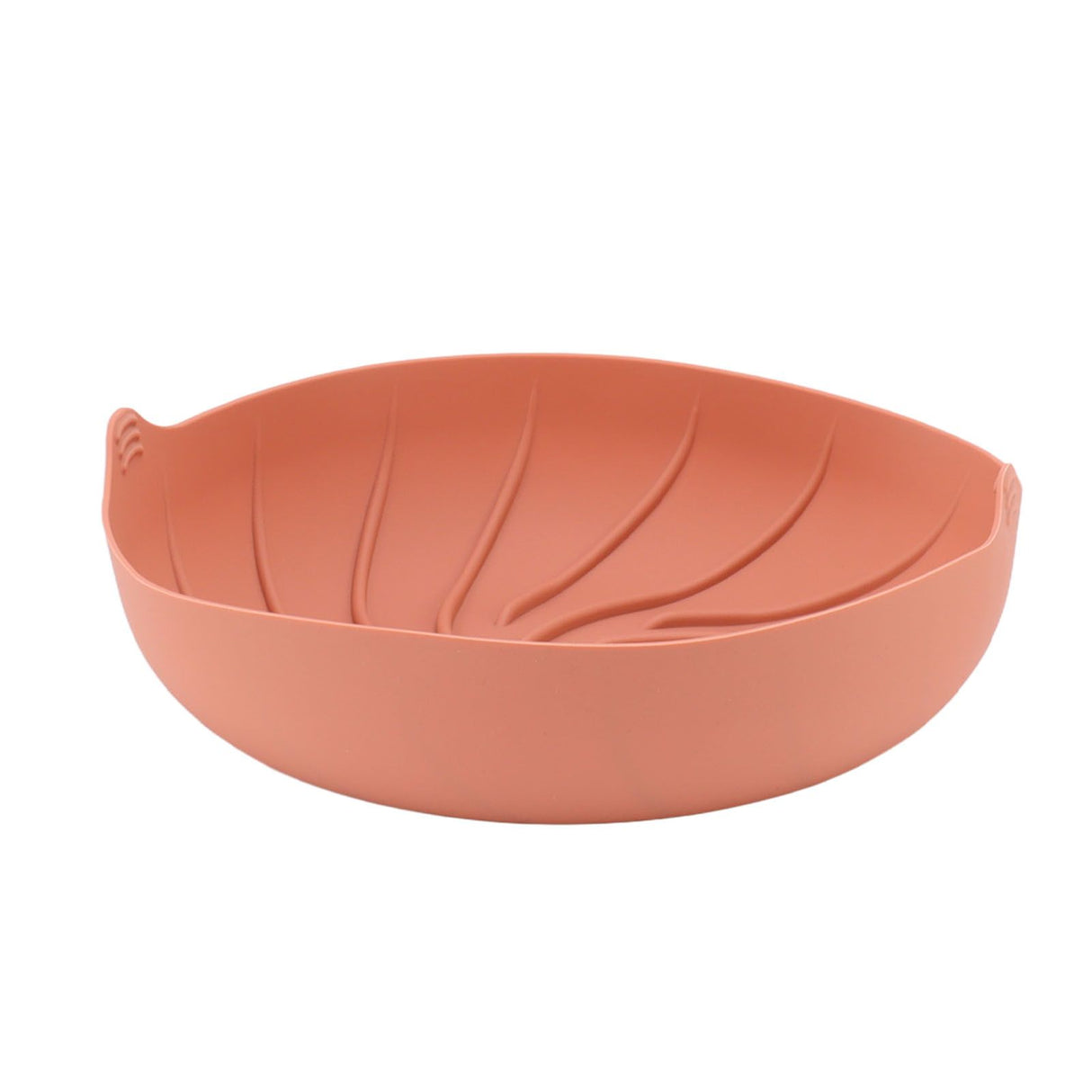 Fryer Silicone Liner Heat Resistant Silicone Fryer Liner Basket Reusable Round Fryers Silicone Pot for Home Kitchen Rose Red