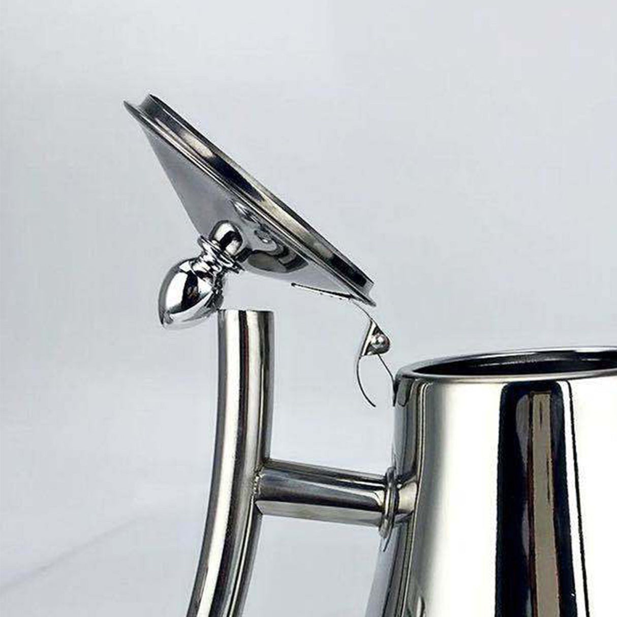 1.2L Stainless Steel Teapot with Filter Screen Thickened Coffee Pot Hotel Restaurant Cold Kettle