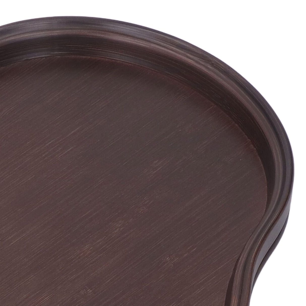 Tea Tray Walnut Color Multifunctional Textured Bamboo Coffee Table Tray for Guest Reception