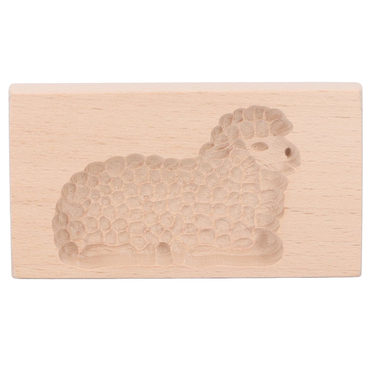 Animal Cookie Mold Lovely Vivid Wooden Biscuit Press Stamp Easy Demoulding Smoothly Cookie Mold Lamb