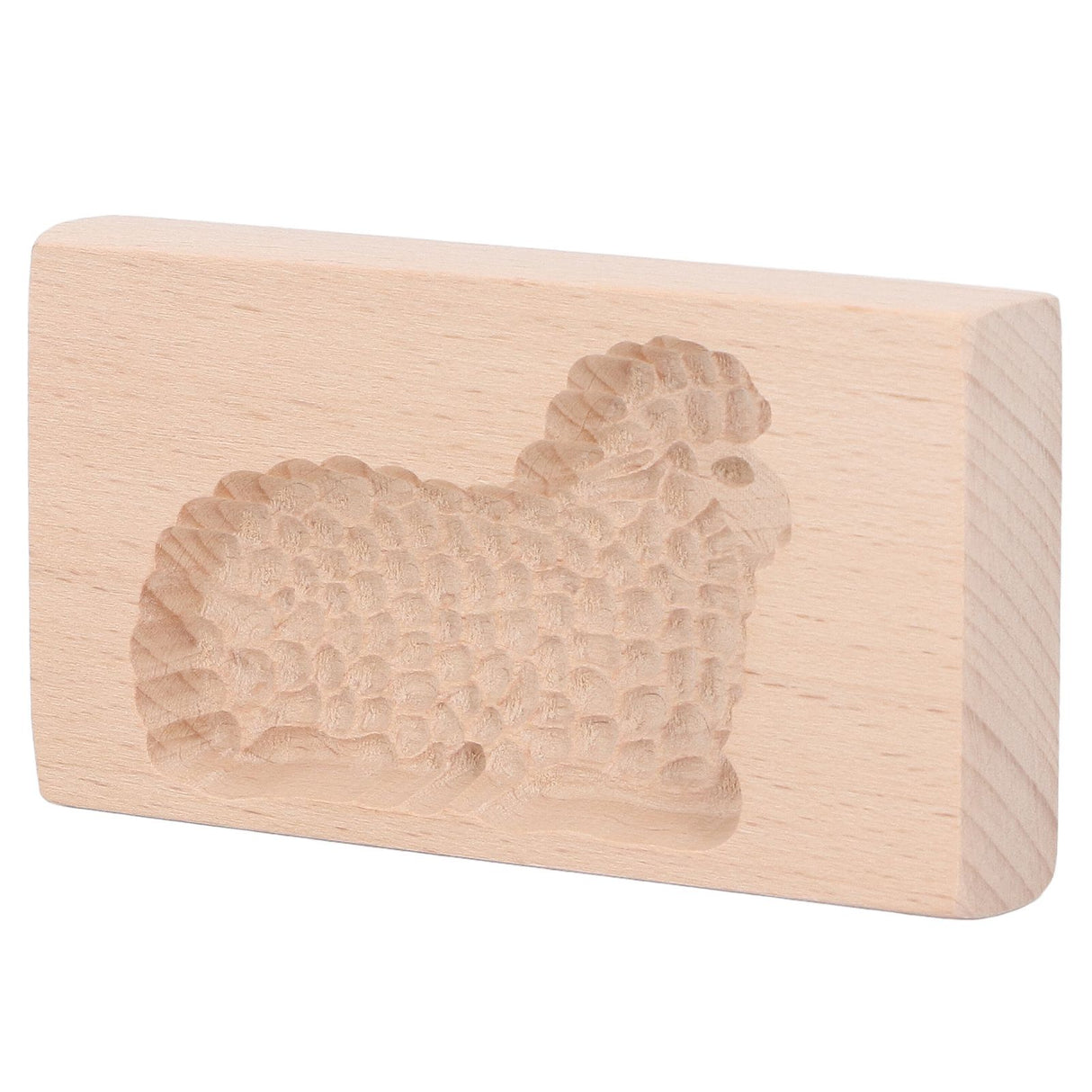 Animal Cookie Mold Lovely Vivid Wooden Biscuit Press Stamp Easy Demoulding Smoothly Cookie Mold Lamb