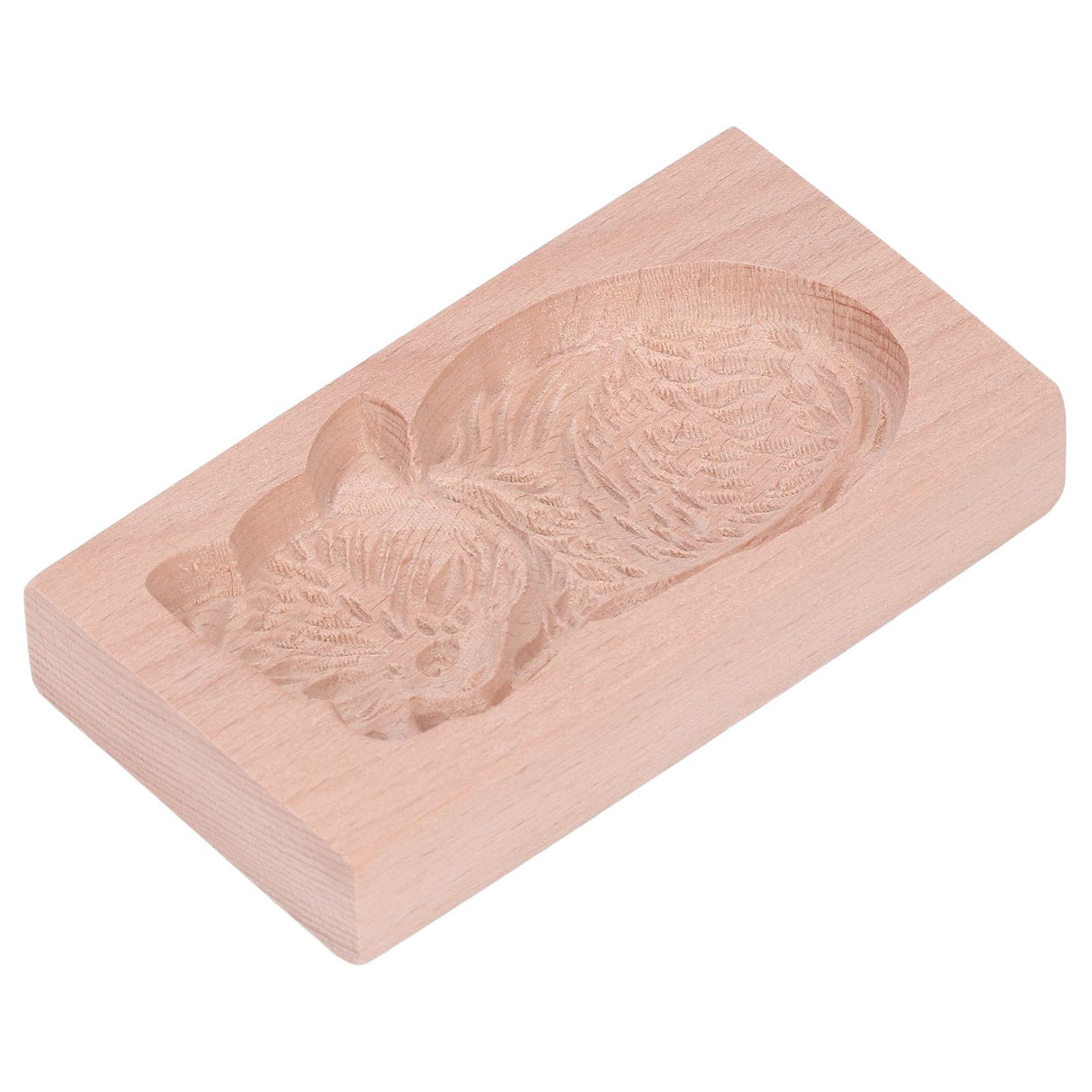 Animal Cookie Mold Lovely Vivid Wooden Biscuit Press Stamp Easy Demoulding Smoothly Cookie Mold Cat