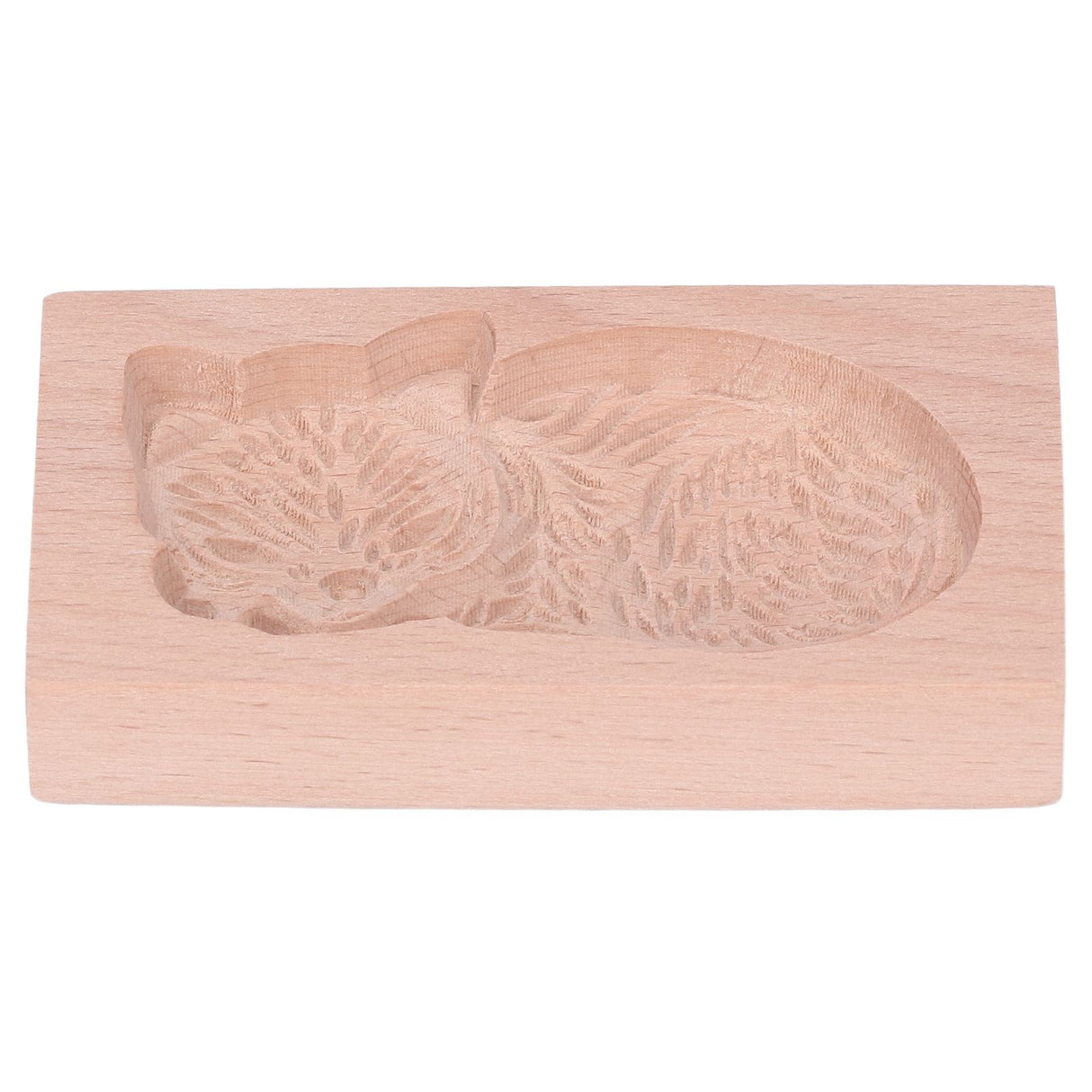 Animal Cookie Mold Lovely Vivid Wooden Biscuit Press Stamp Easy Demoulding Smoothly Cookie Mold Cat