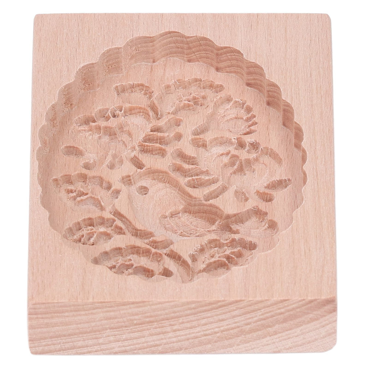 Animal Cookie Mold Lovely Vivid Wooden Biscuit Press Stamp Easy Demoulding Smoothly Cookie Mold Titmouse