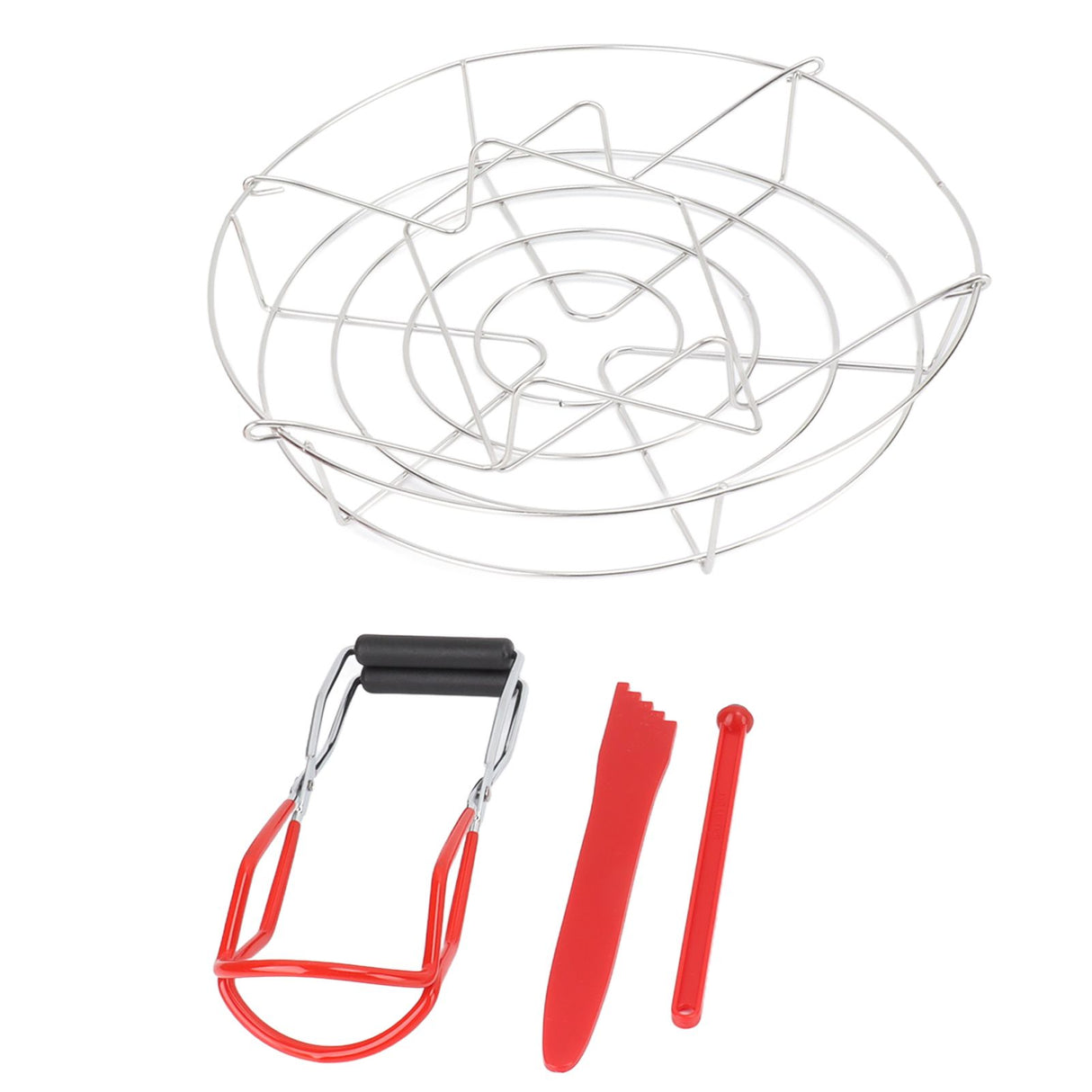 Canning Supplies Starter Kit Stainless Steel Magnetic Lid Lifter Bubble Popper Canning Jar Lifter Can Tongs for Beginners