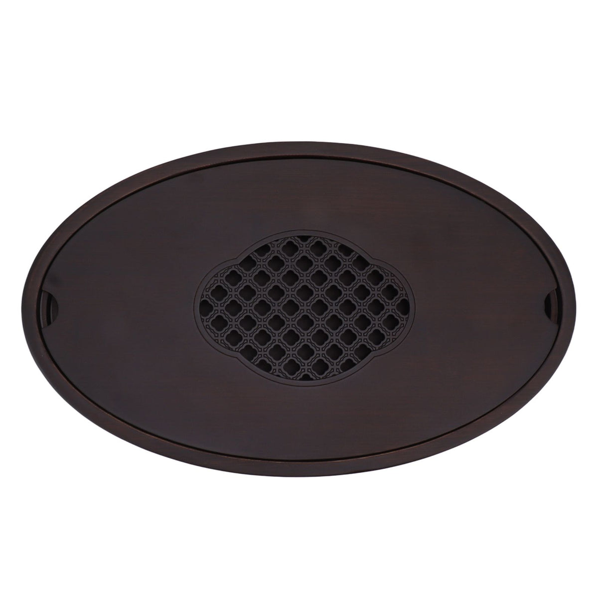 Bamboo Tea Table Tray Walnut Color Simple Elegant Chinese Style Water Storage Tea Tray with Handle S