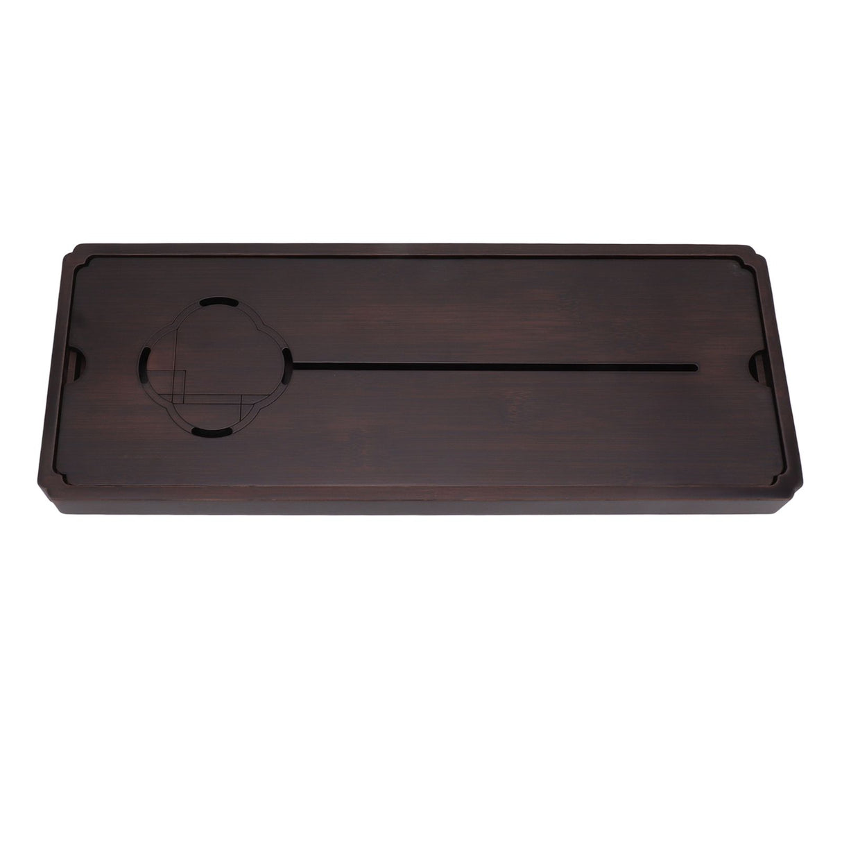 Chinese Water Storage Drainage Tea Tray Bamboo Simple Decorative Robust Household Tea Serving Tray Large Size
