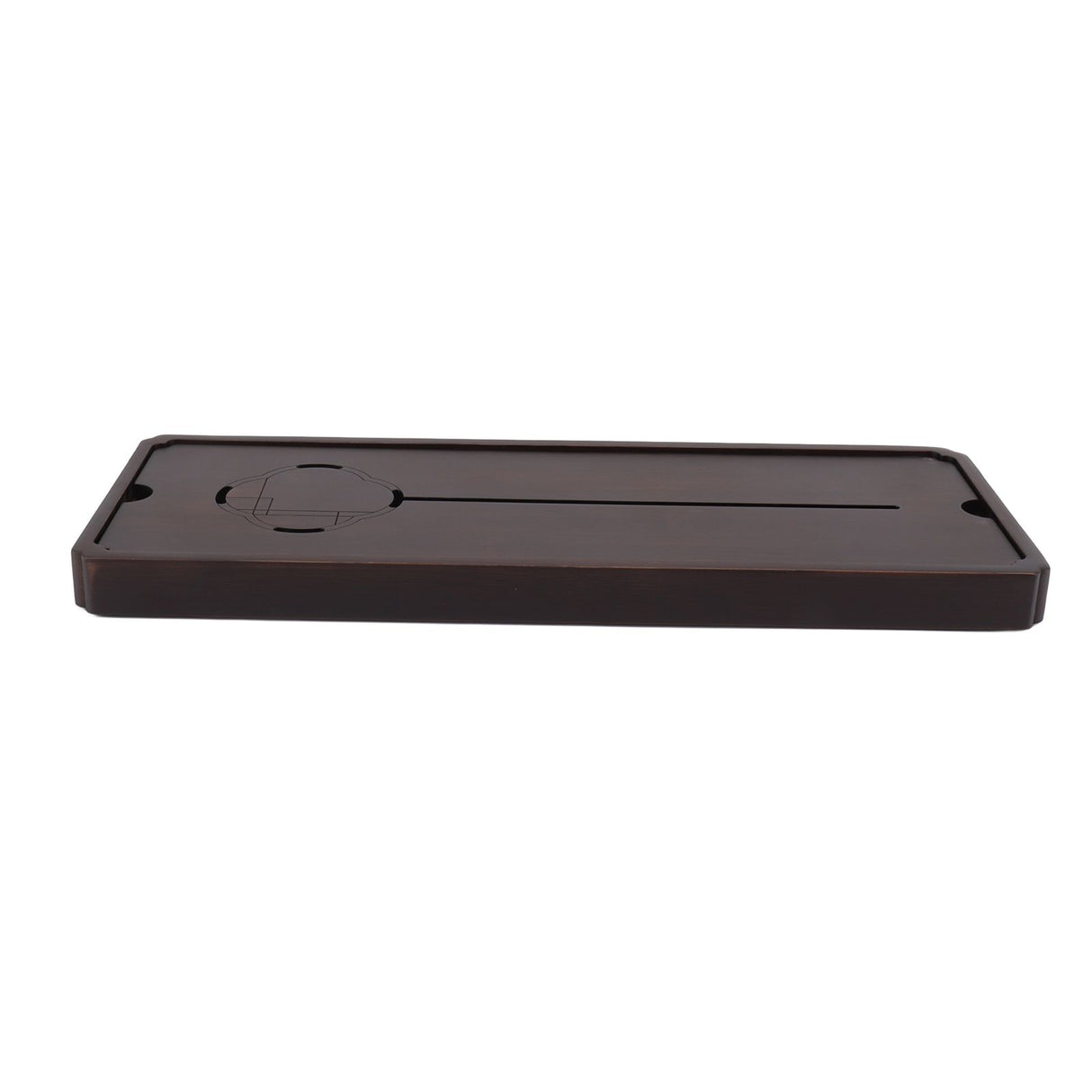 Chinese Water Storage Drainage Tea Tray Bamboo Simple Decorative Robust Household Tea Serving Tray Large Size