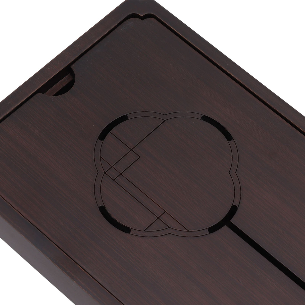 Chinese Water Storage Drainage Tea Tray Bamboo Simple Decorative Robust Household Tea Serving Tray Small Size