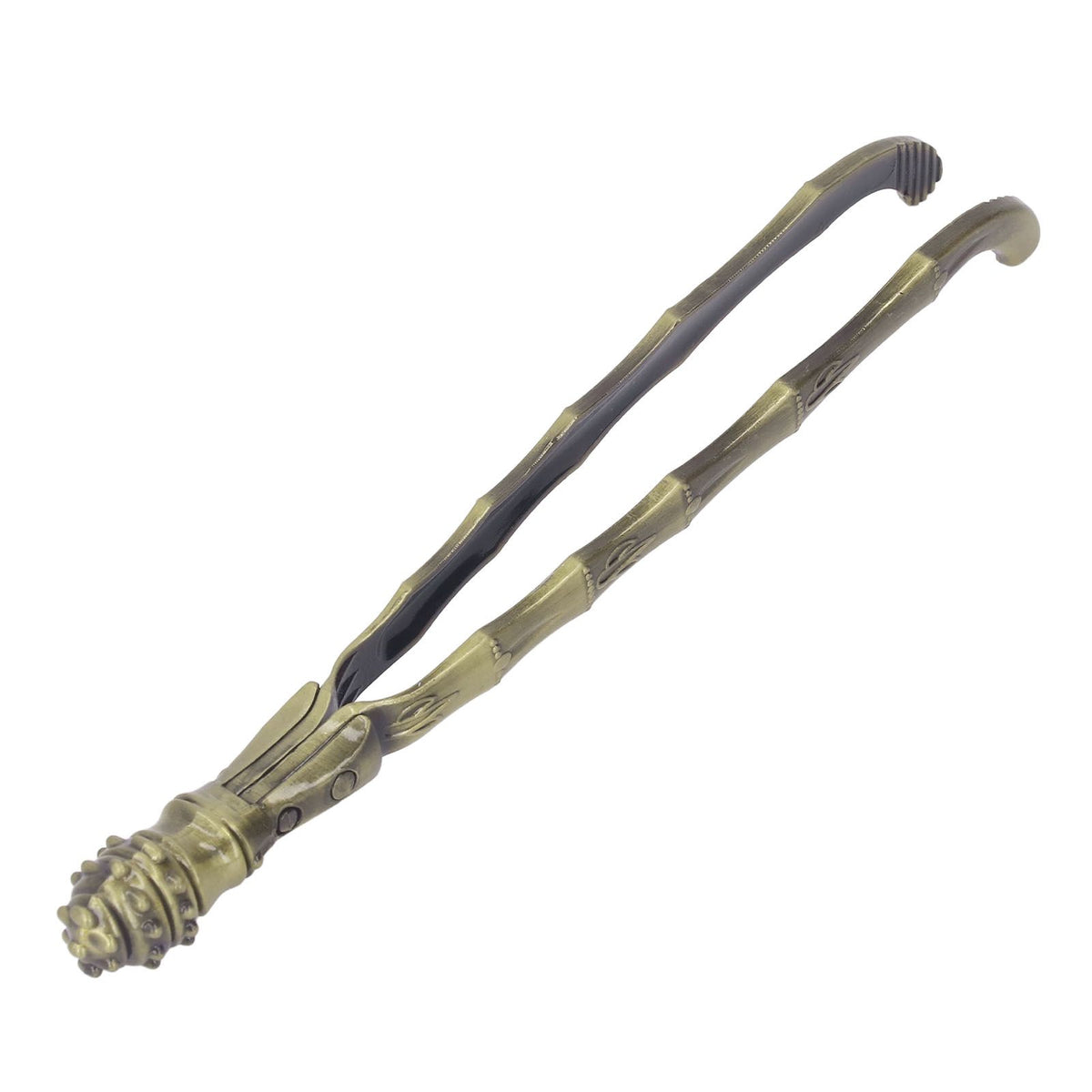 Cup Pick Up Clip Portable Tableware Tweezers Metal Tea Cup Washing Tongs for Household Use Bronze Color