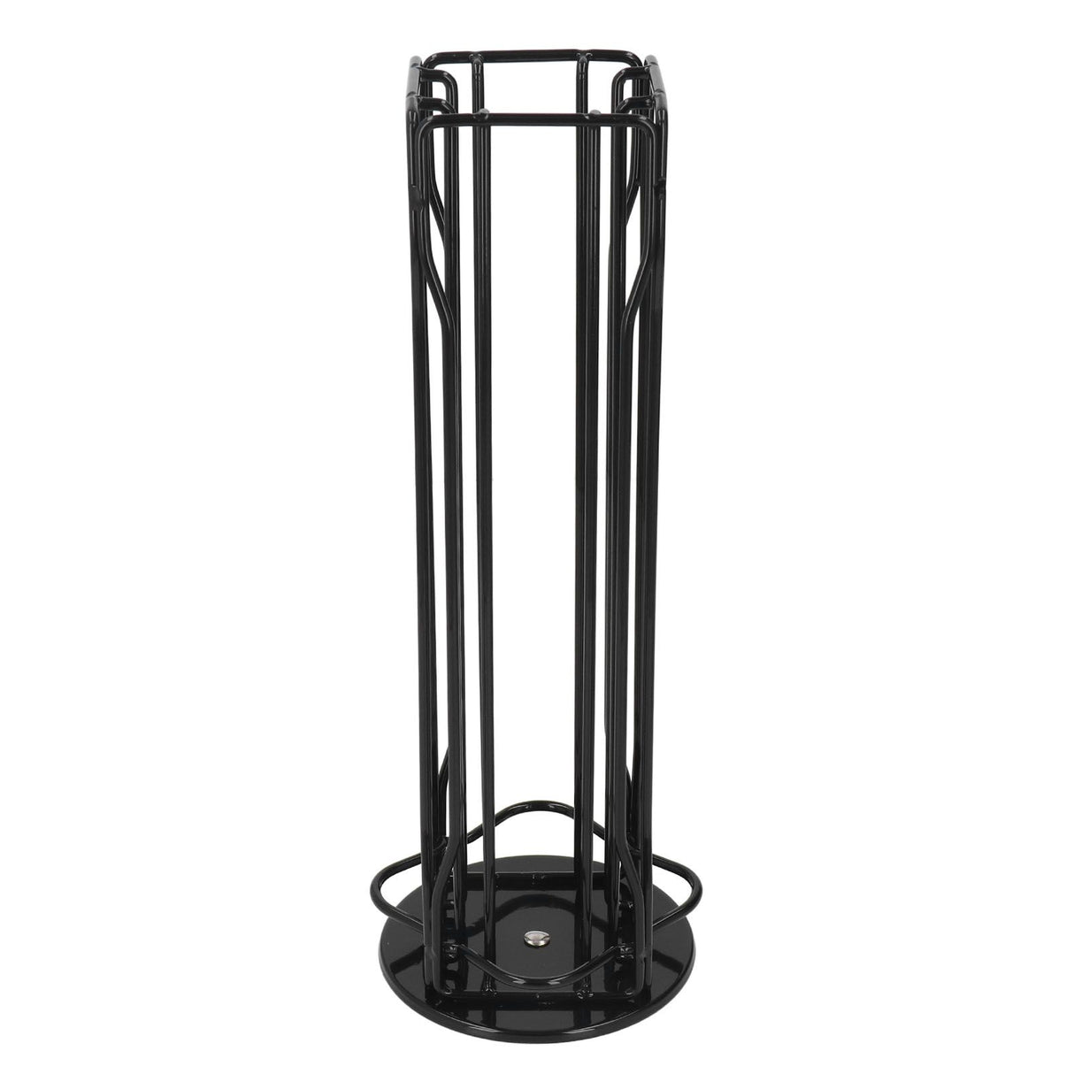 Coffee Capsule Stand 360° Rotation Anti Slip Thick Base Wrought Iron Capsule Pod Holder for Vertuoline 20pods Black