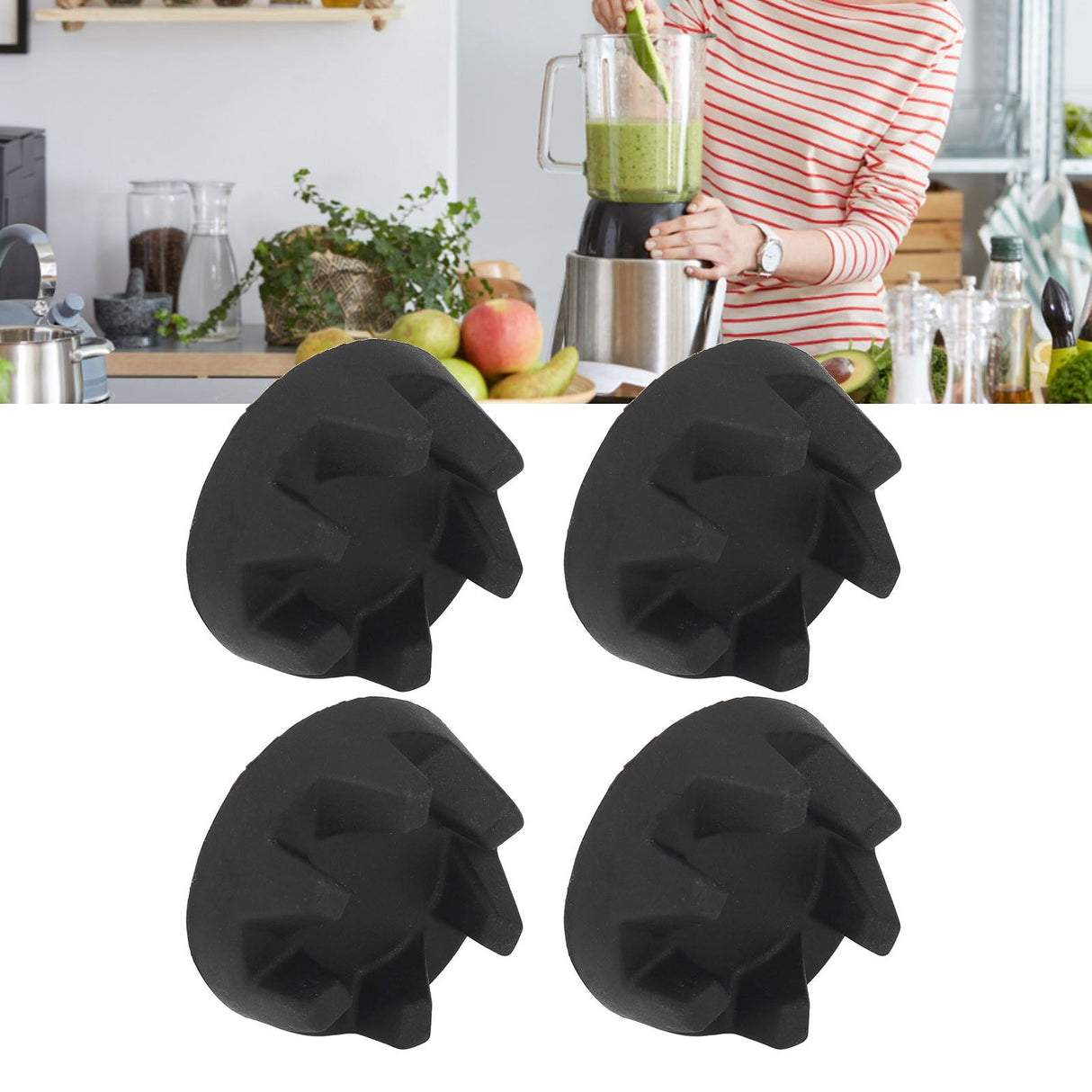 4Pcs Blender Coupler with 2pcs Spanner Accessory for Kitchen Aid KSB5WH KSB5 KSB3 Driver