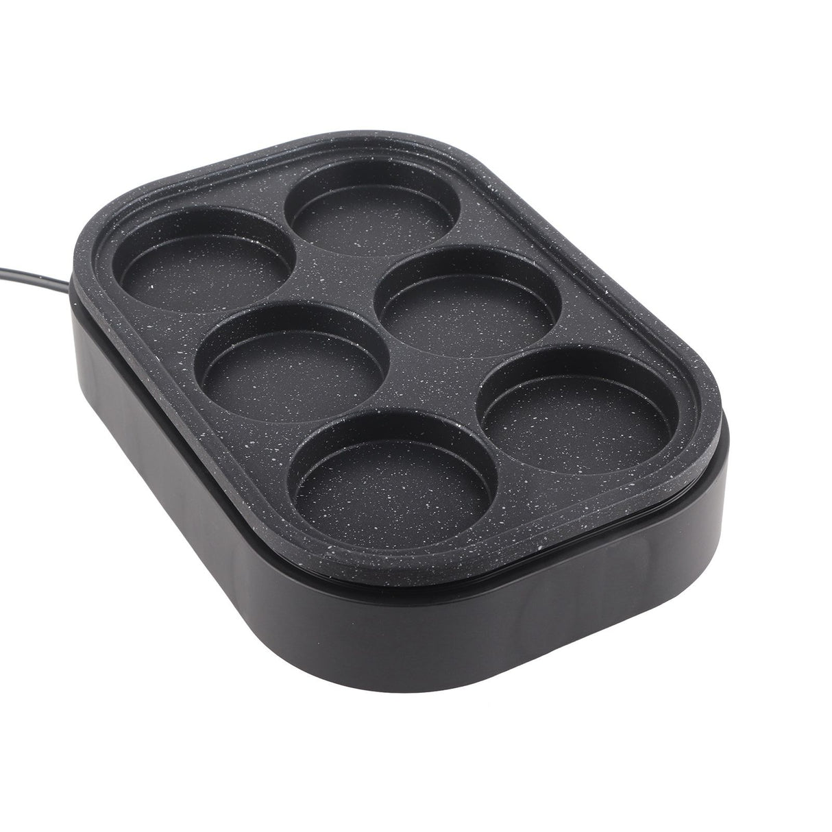 6 Hole Egg Frying Pan Nonstick Breakfast Pot Multifunctional Breakfast Maker Hamburger Machine With Pot Cover