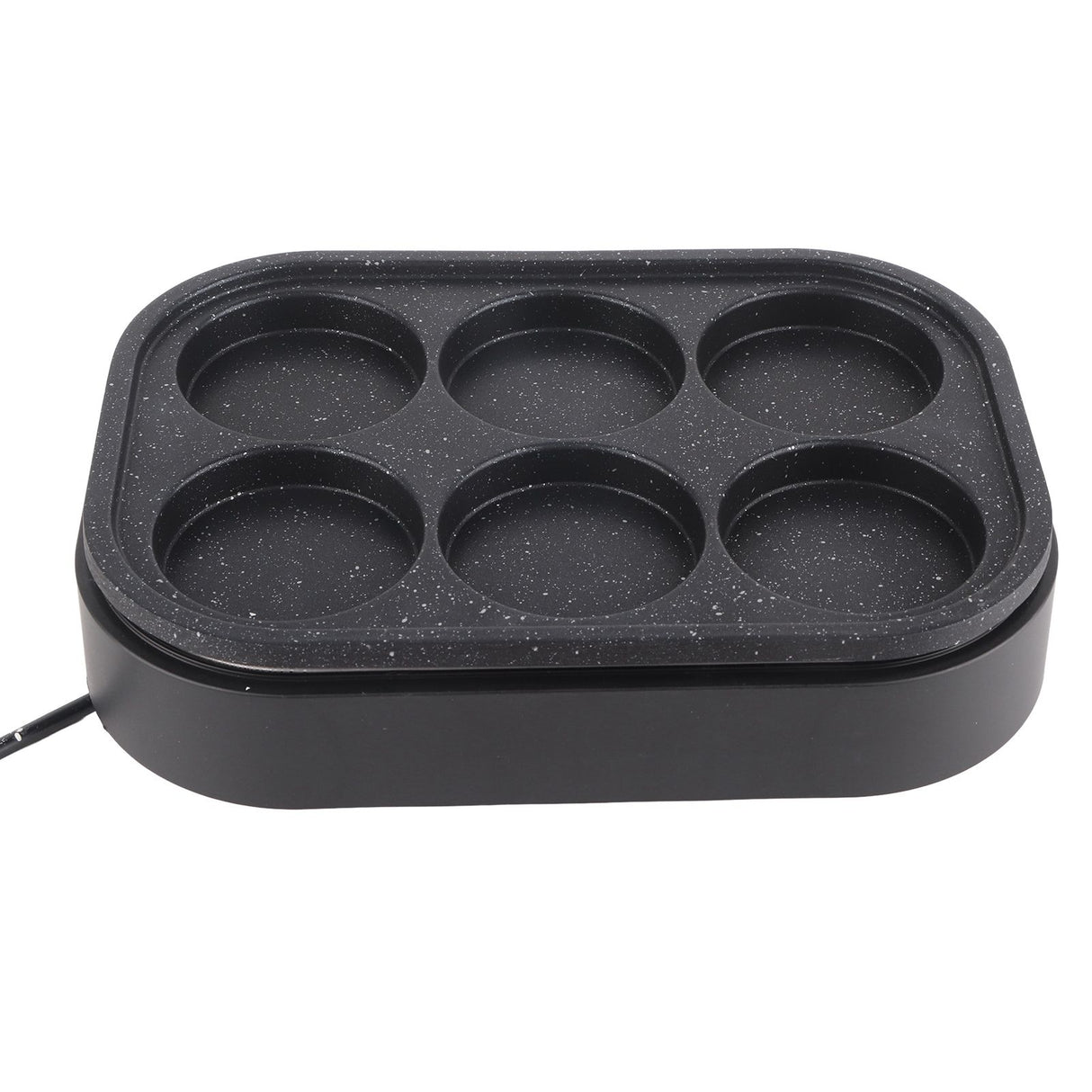 6 Hole Egg Frying Pan Nonstick Breakfast Pot Multifunctional Breakfast Maker Hamburger Machine With Pot Cover