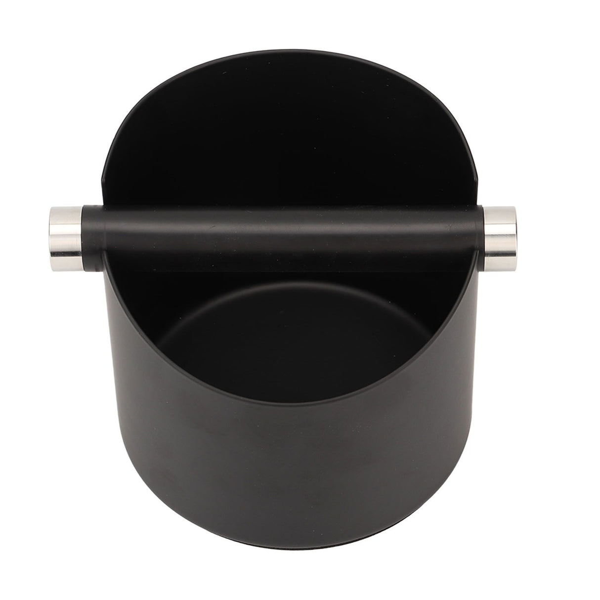 Coffee Knock Box Stainless Steel Coffee Grounds Knock Box with Knock Bar for Cafes Western Restaurants Bars Home Kitchen