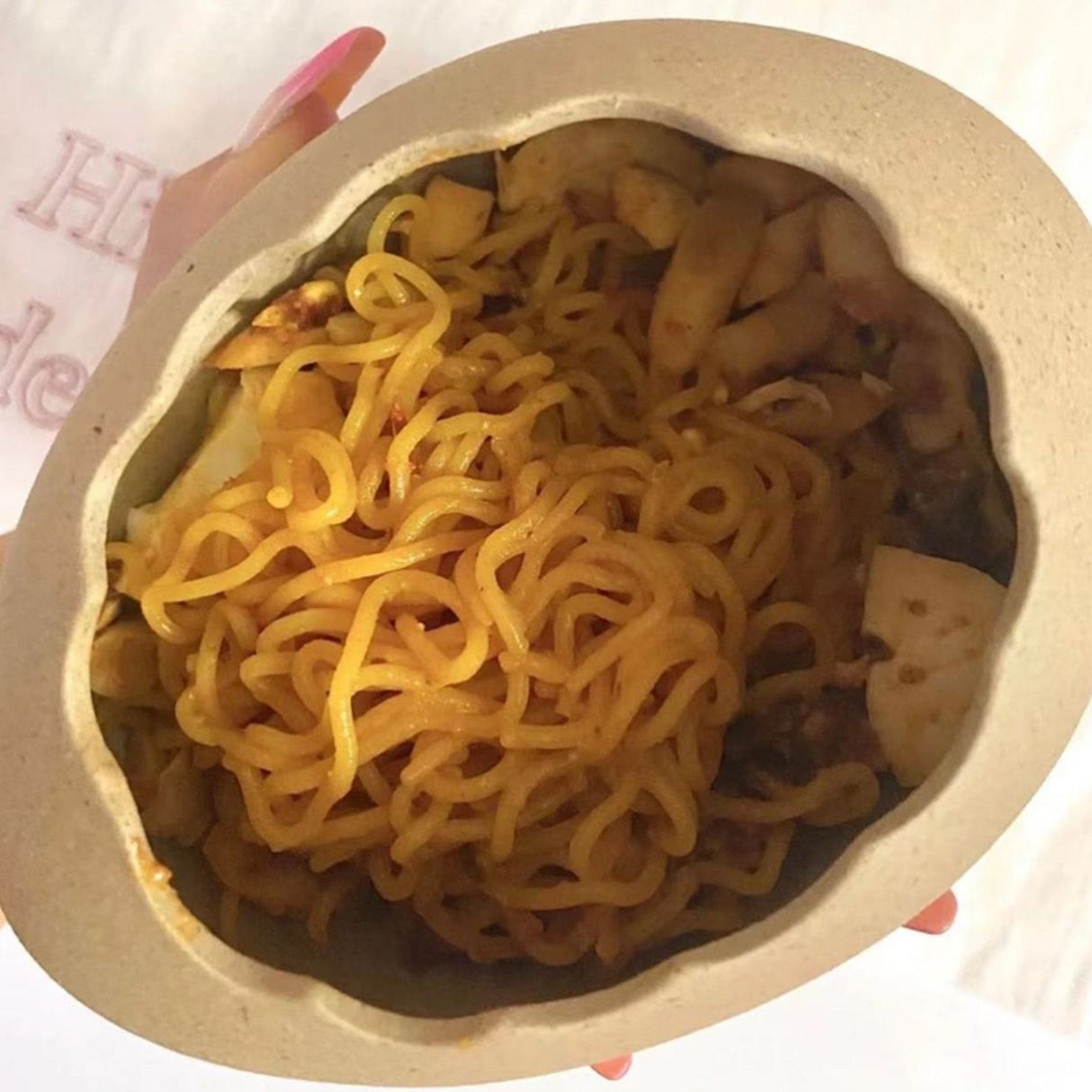Egg Shell Bowl Ceramic Lifelike Decorative Toxic Free Noodle Dessert Bowl for Home Restaurant